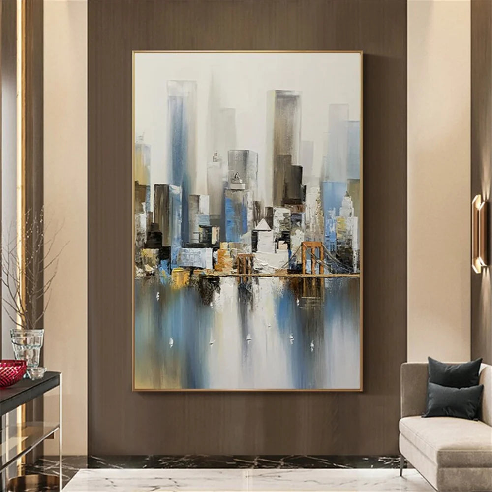 Abstract Urban Landscape Painting #UL004