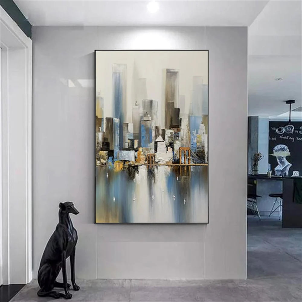 Abstract Urban Landscape Painting #UL004