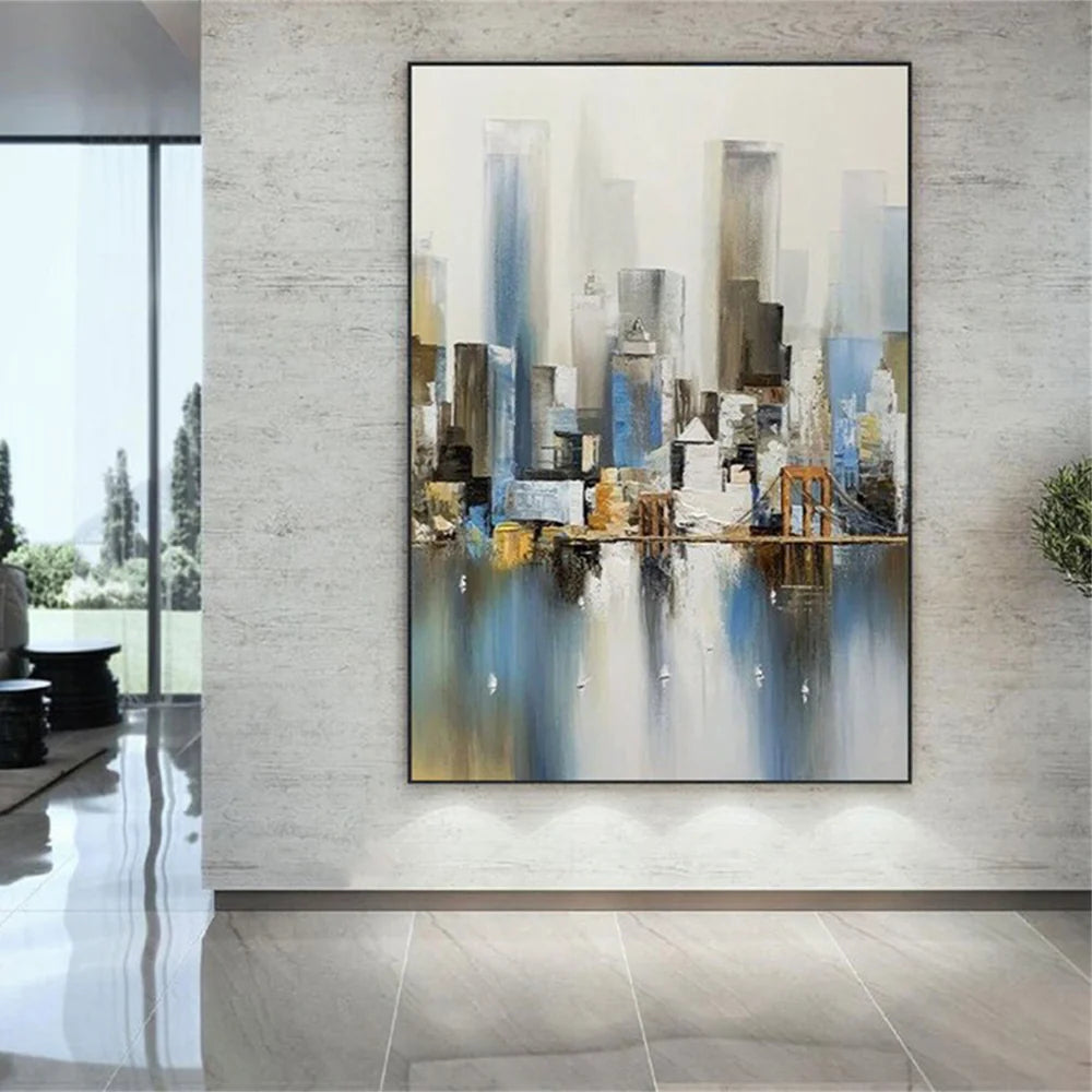 Abstract Urban Landscape Painting #UL004