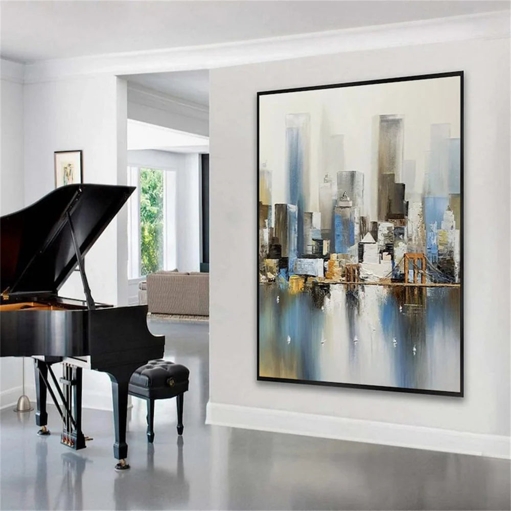 Abstract Urban Landscape Painting #UL004