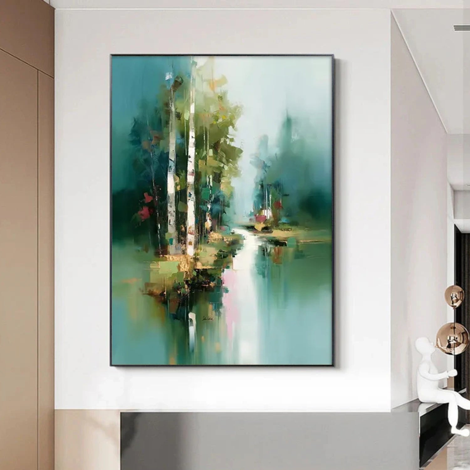 Abstract Flower And Tree Canvas Art #MF148