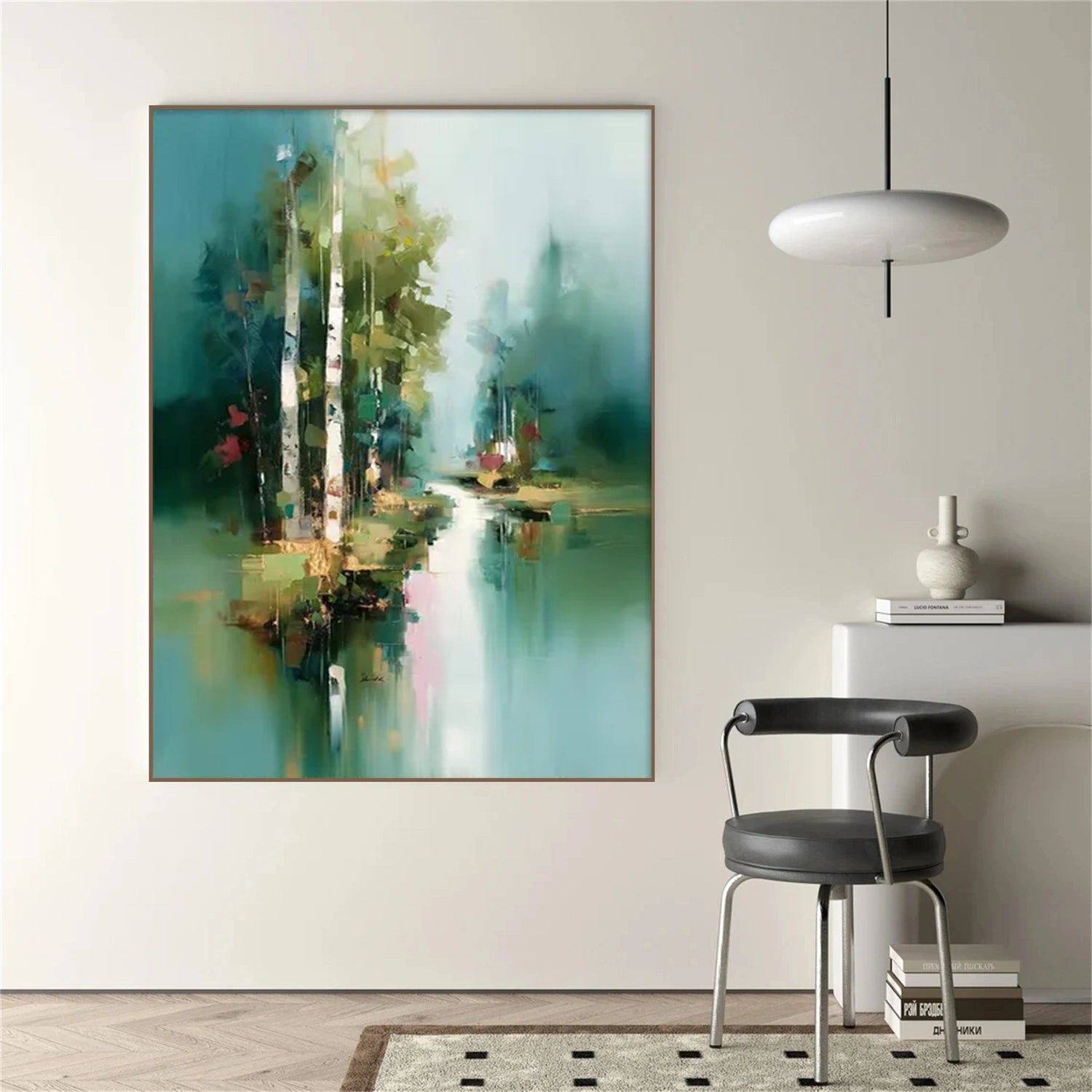 Abstract Flower And Tree Canvas Art #MF148