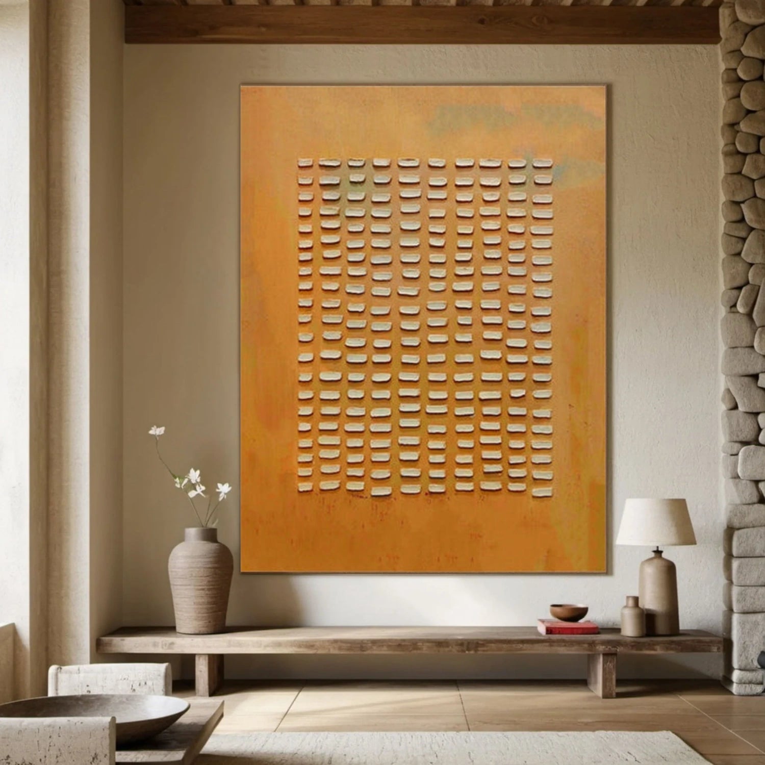 Wabi Sabi Textured Wall Art #VS147
