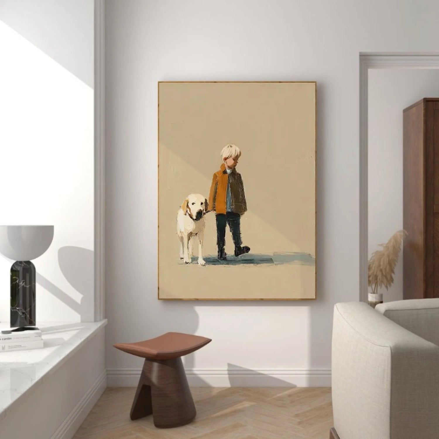 Abstract Animal Canvas Art #DW106