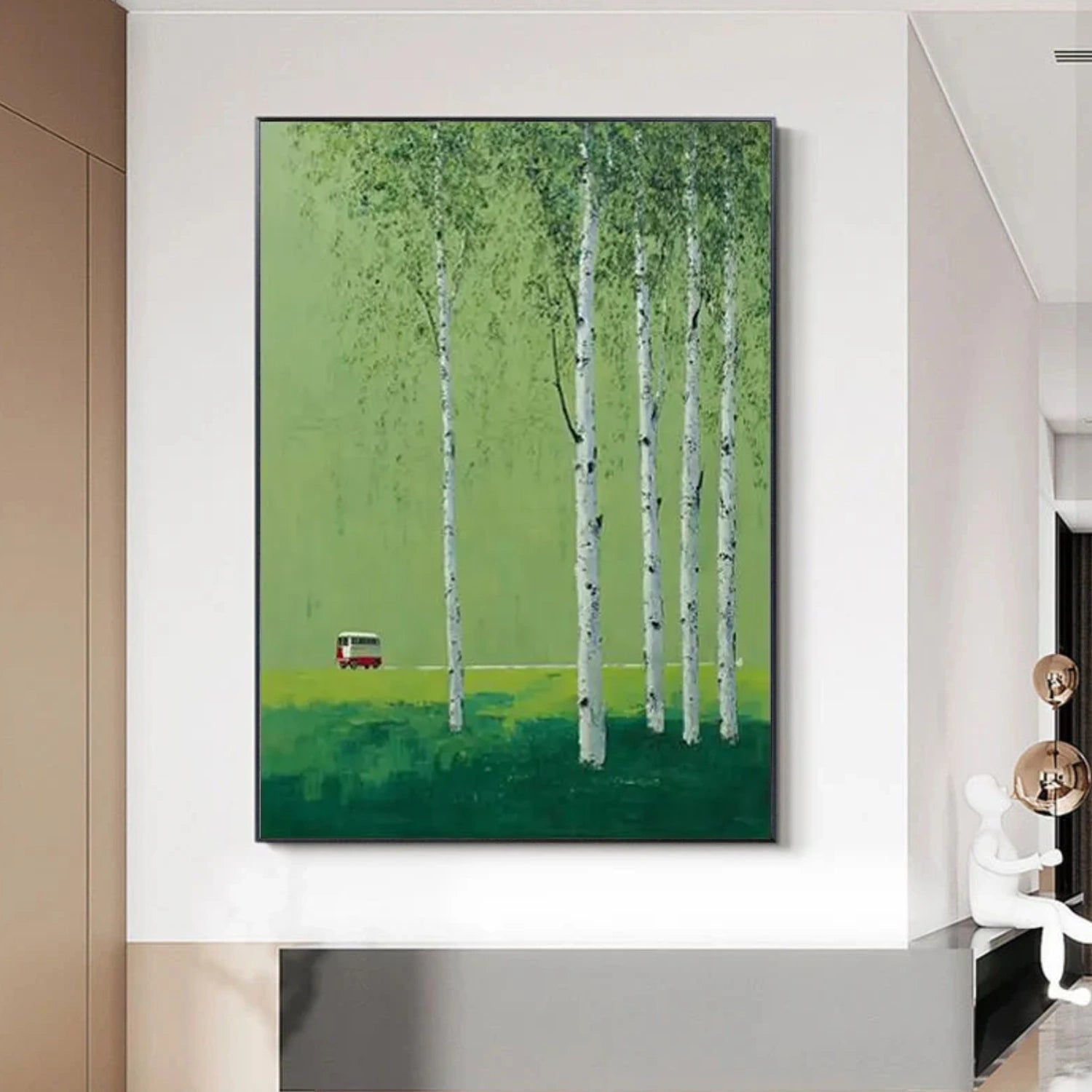 Abstract Flower And Tree Canvas Art #MF151