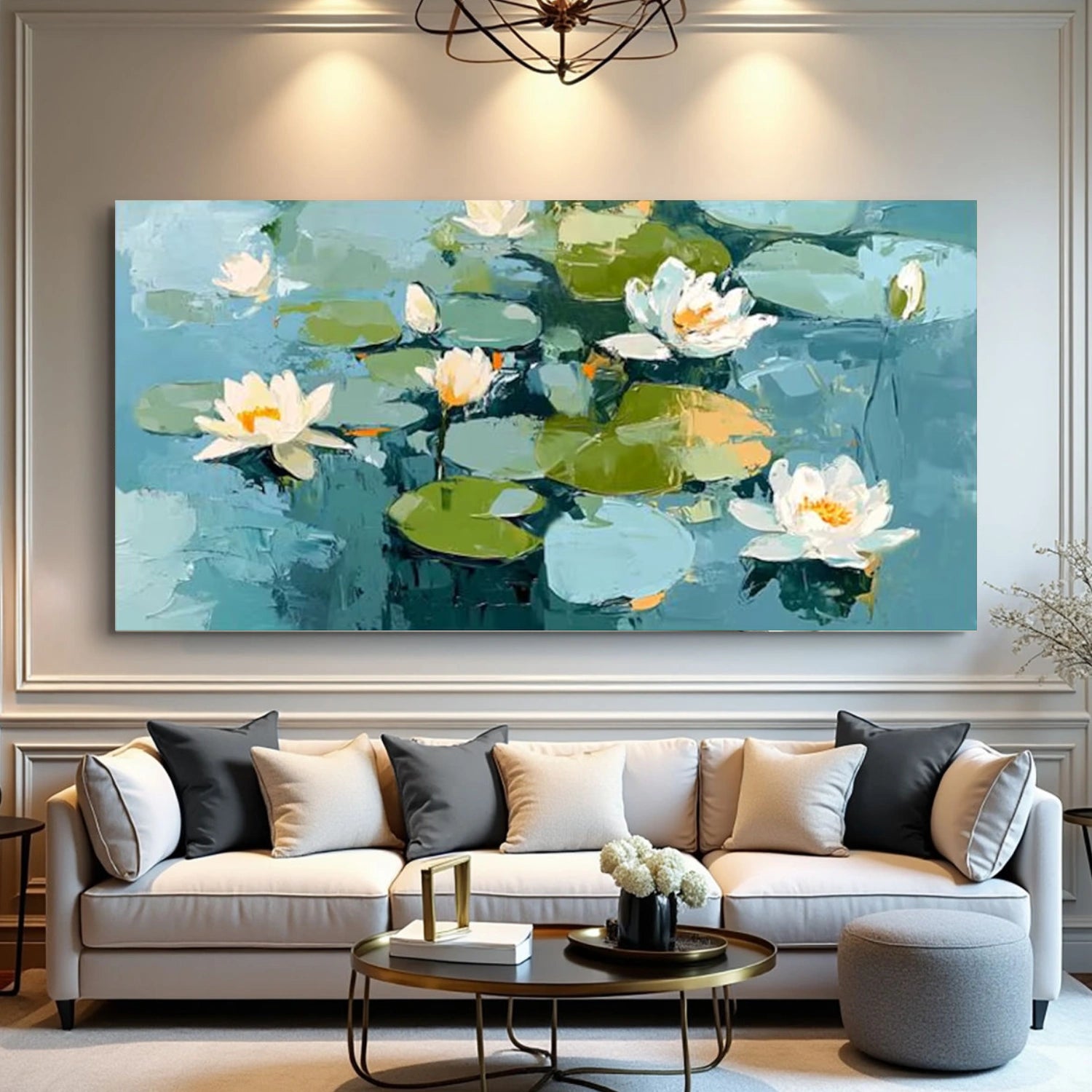 Abstract Flower And Tree Canvas Art #MF140