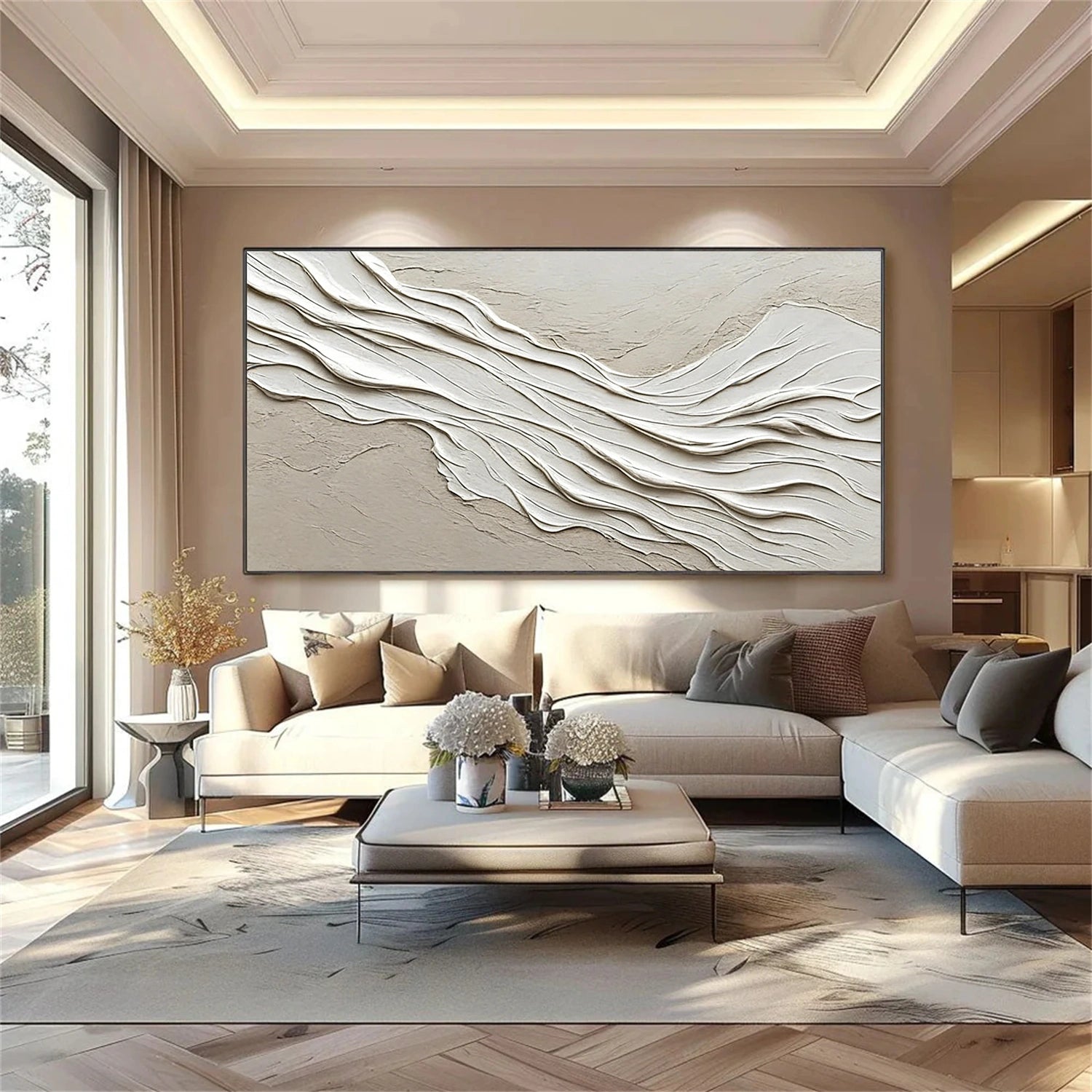 Minimalist Textured Canvas Art #WM107