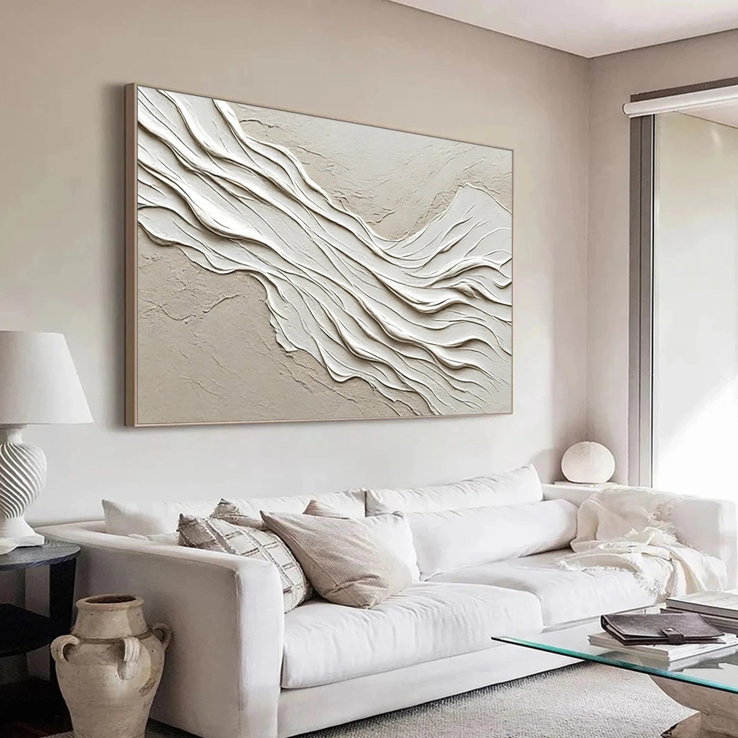 Minimalist Textured Canvas Art #WM107
