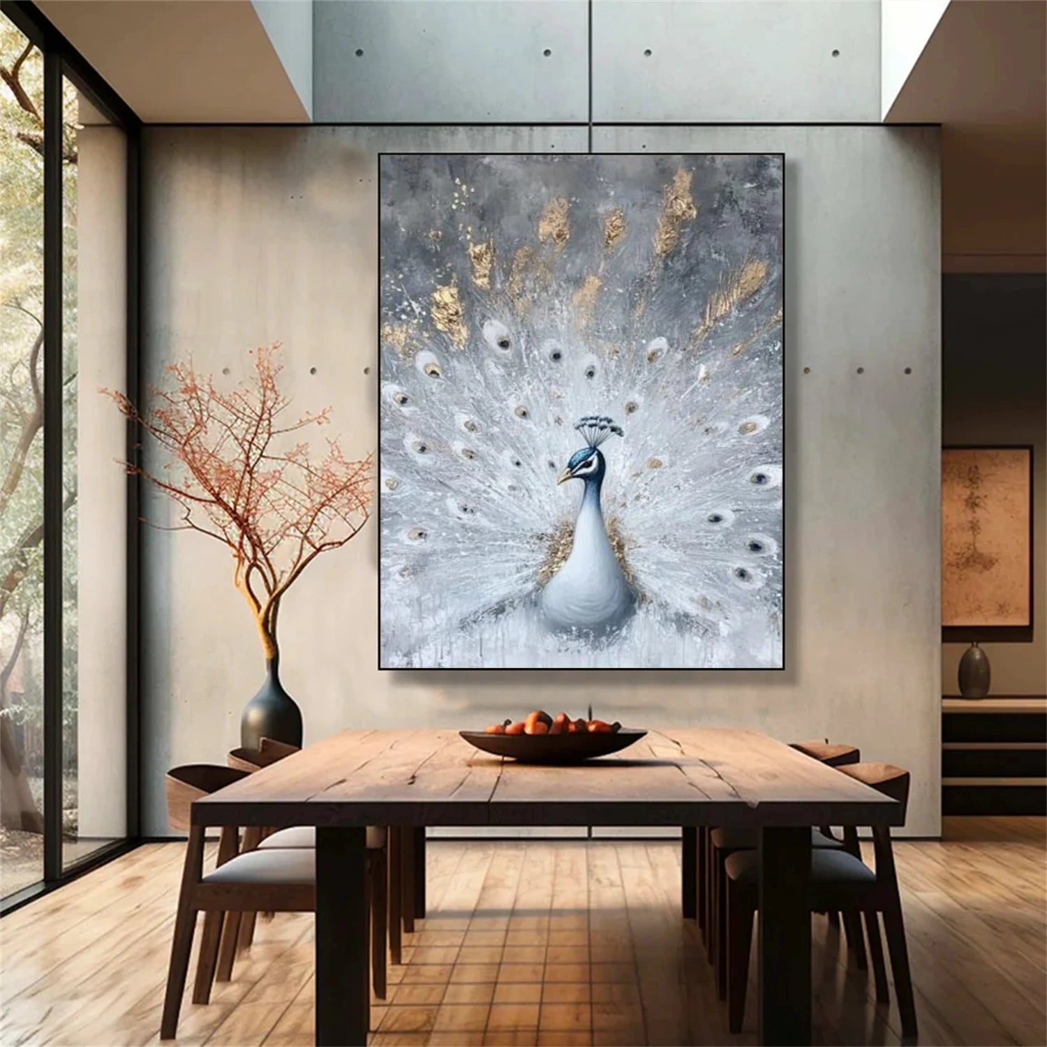 Abstract Animal Canvas Art #DW087