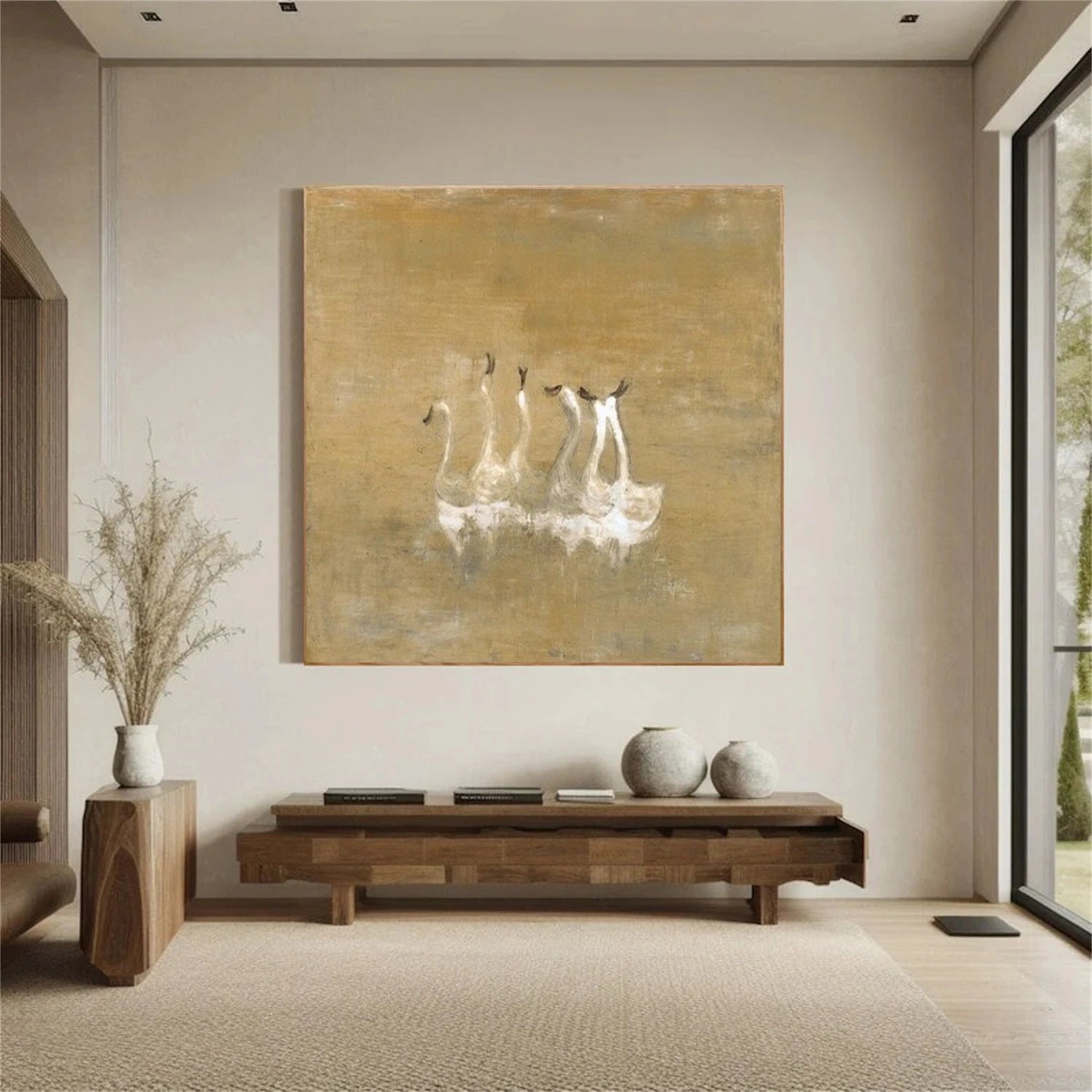 Abstract Animal Canvas Art #DW079