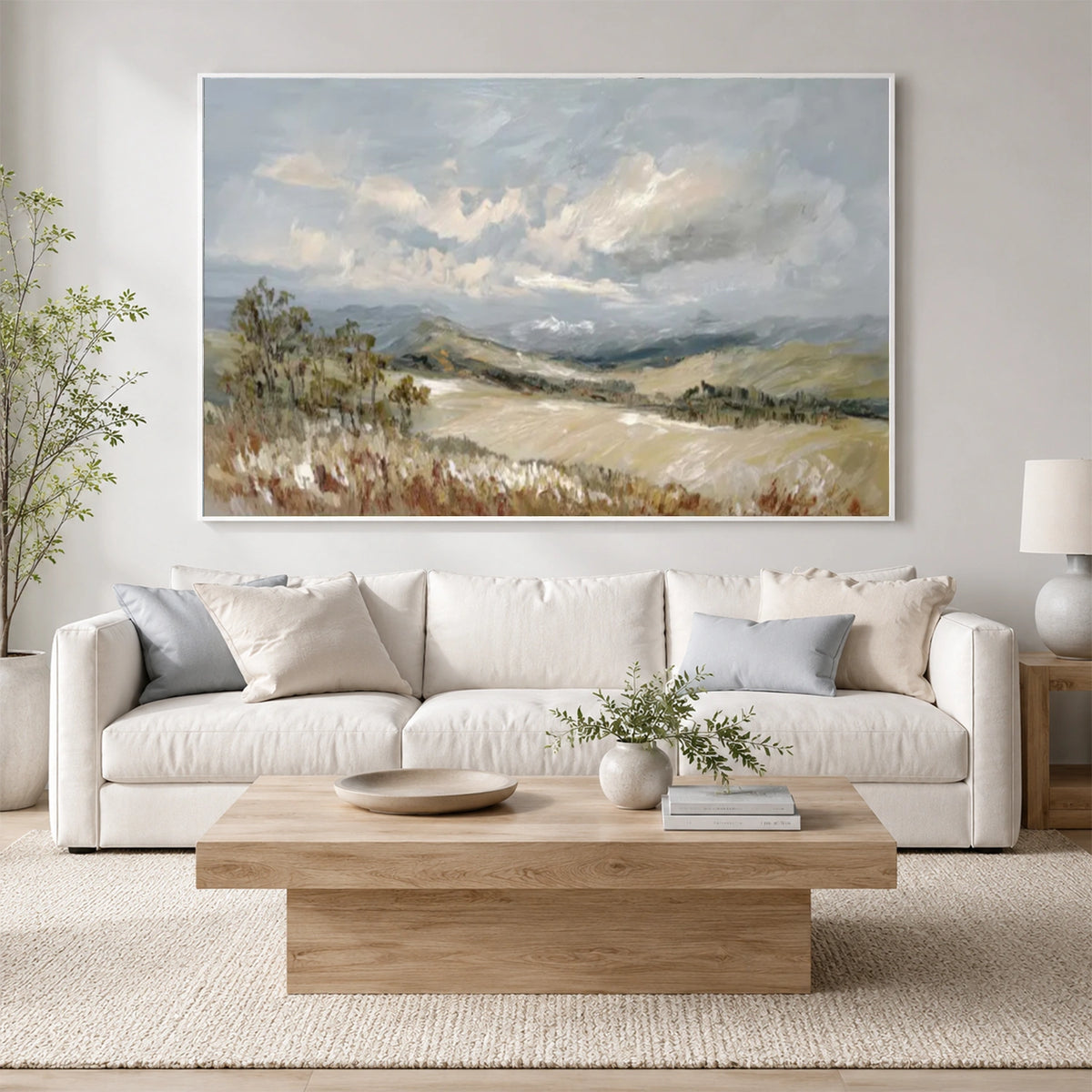 Abstract Flower And Tree Canvas Art #MF227