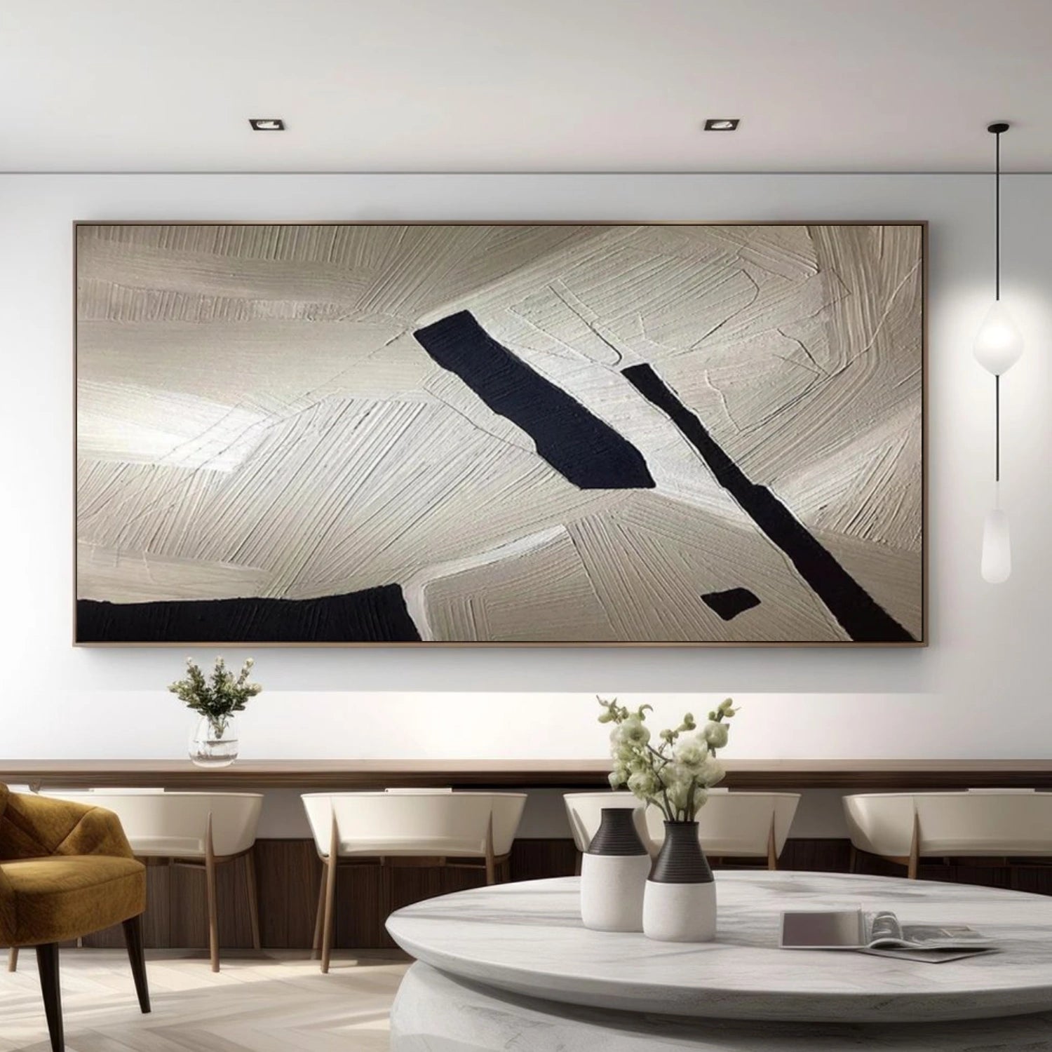 Abstract Textured Wall Art #VA197