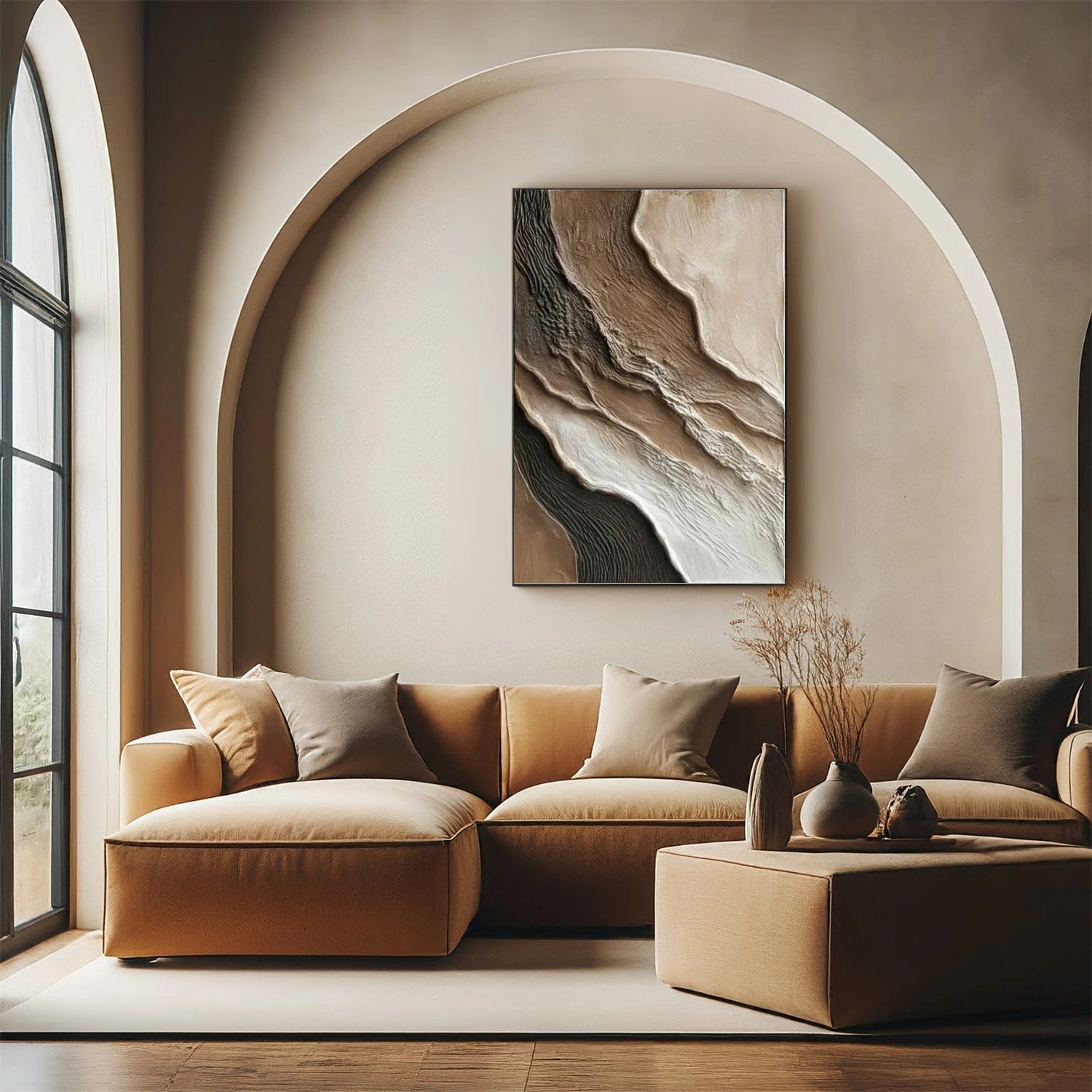 Abstract Textured Wall Art #VA217