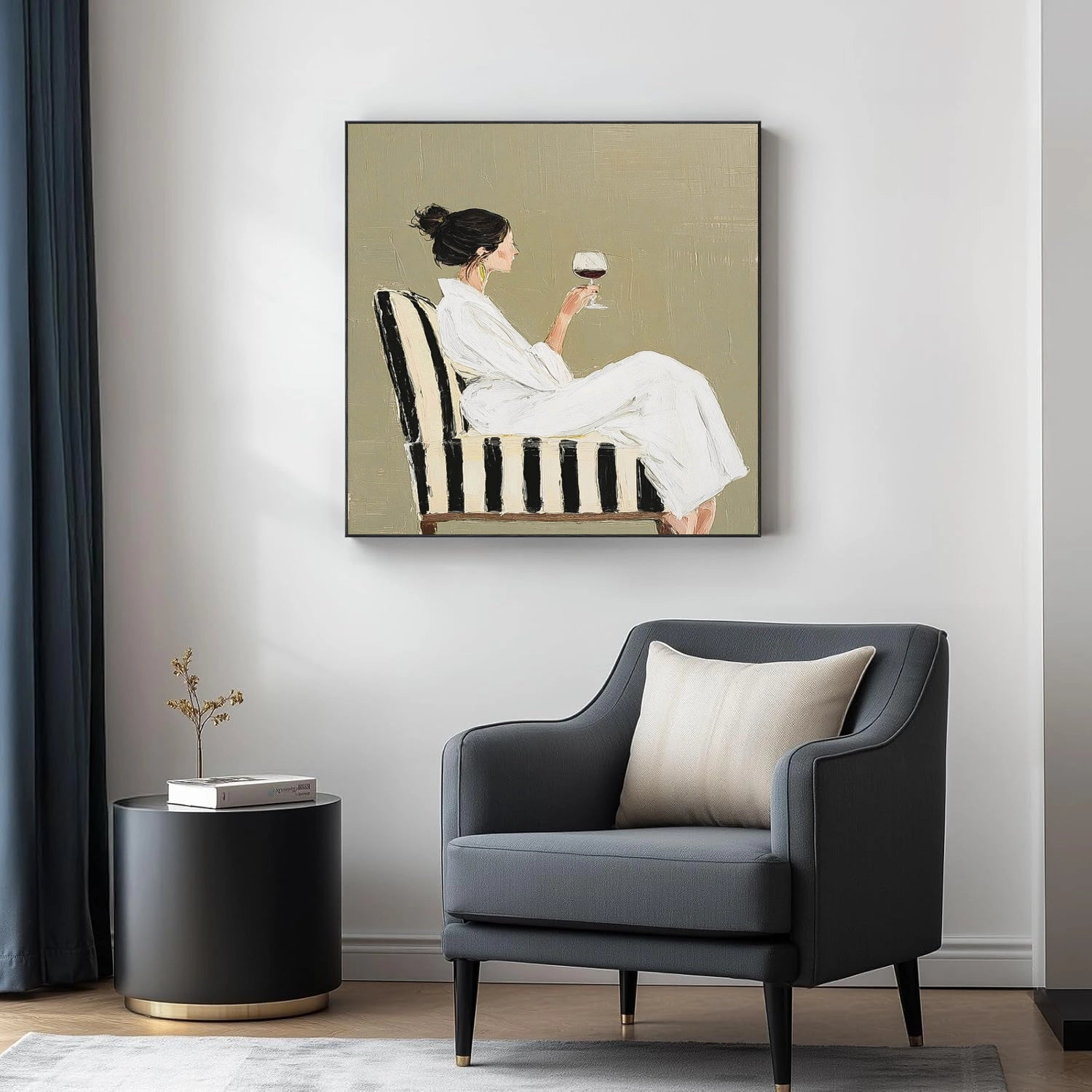 Abstract Portrait Wall Art #LA068