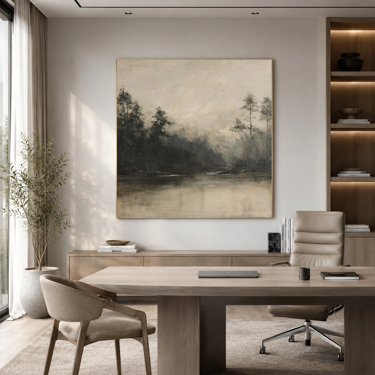 Abstract Flower And Tree Canvas Art #MF231
