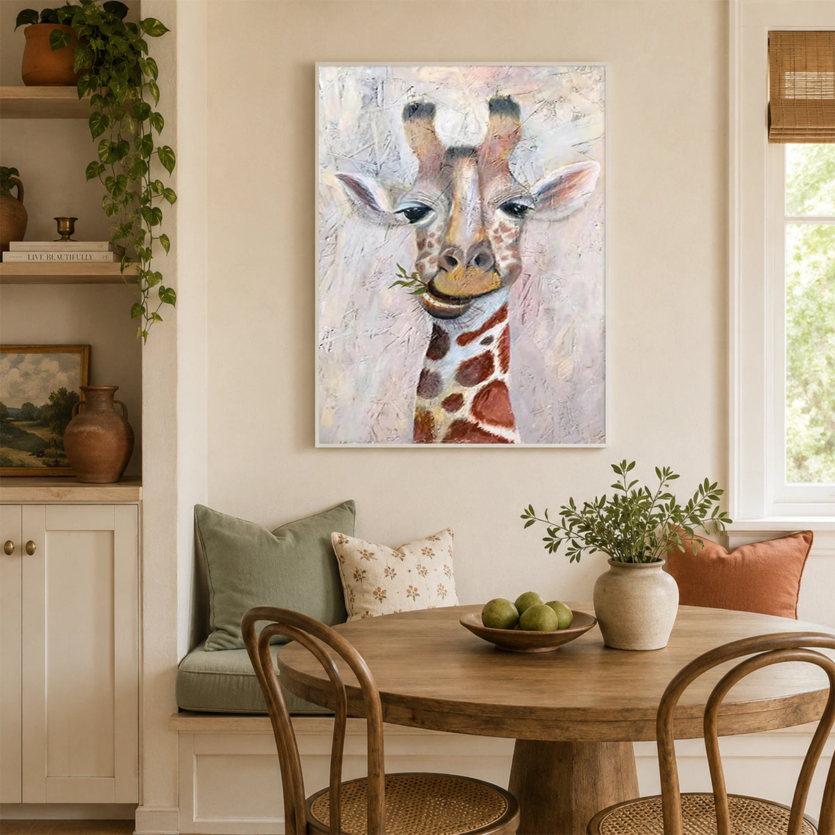Abstract Animal Canvas Art #DW165