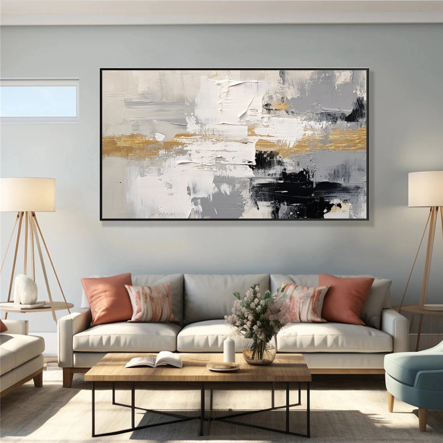Abstract Textured Wall Art #VA238