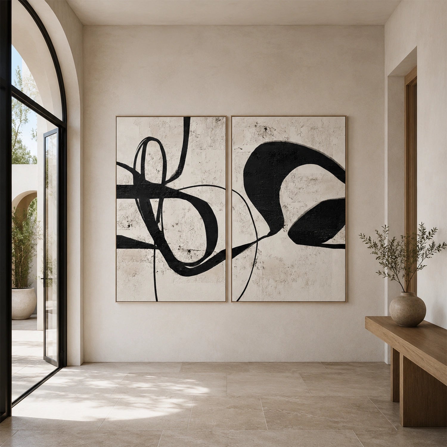 Wabi Sabi Wall Art Set of 2 #VS230