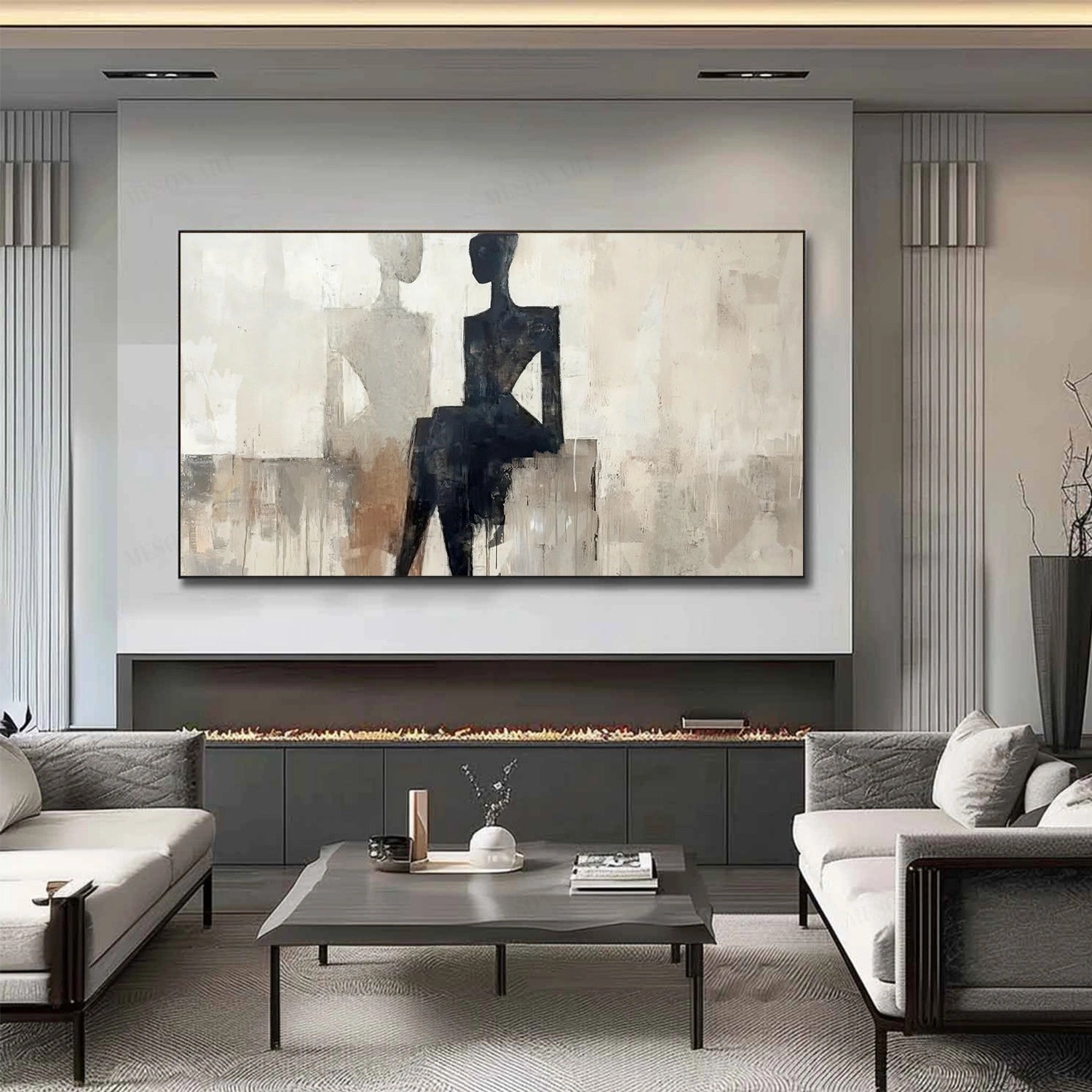Contemporary Abstract Minimalist Wall Art #CM016