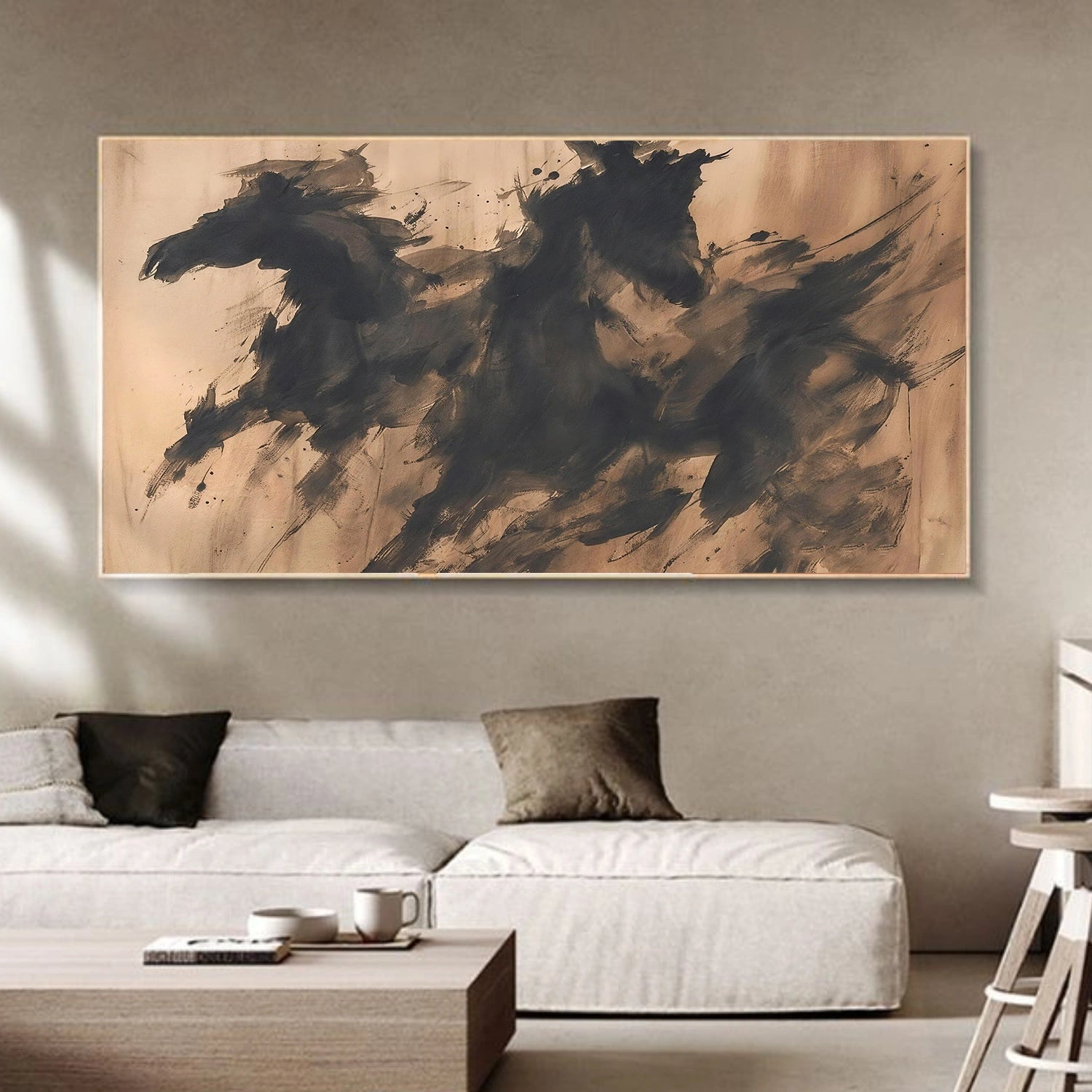 Abstract Animal Horse Canvas Art DW120