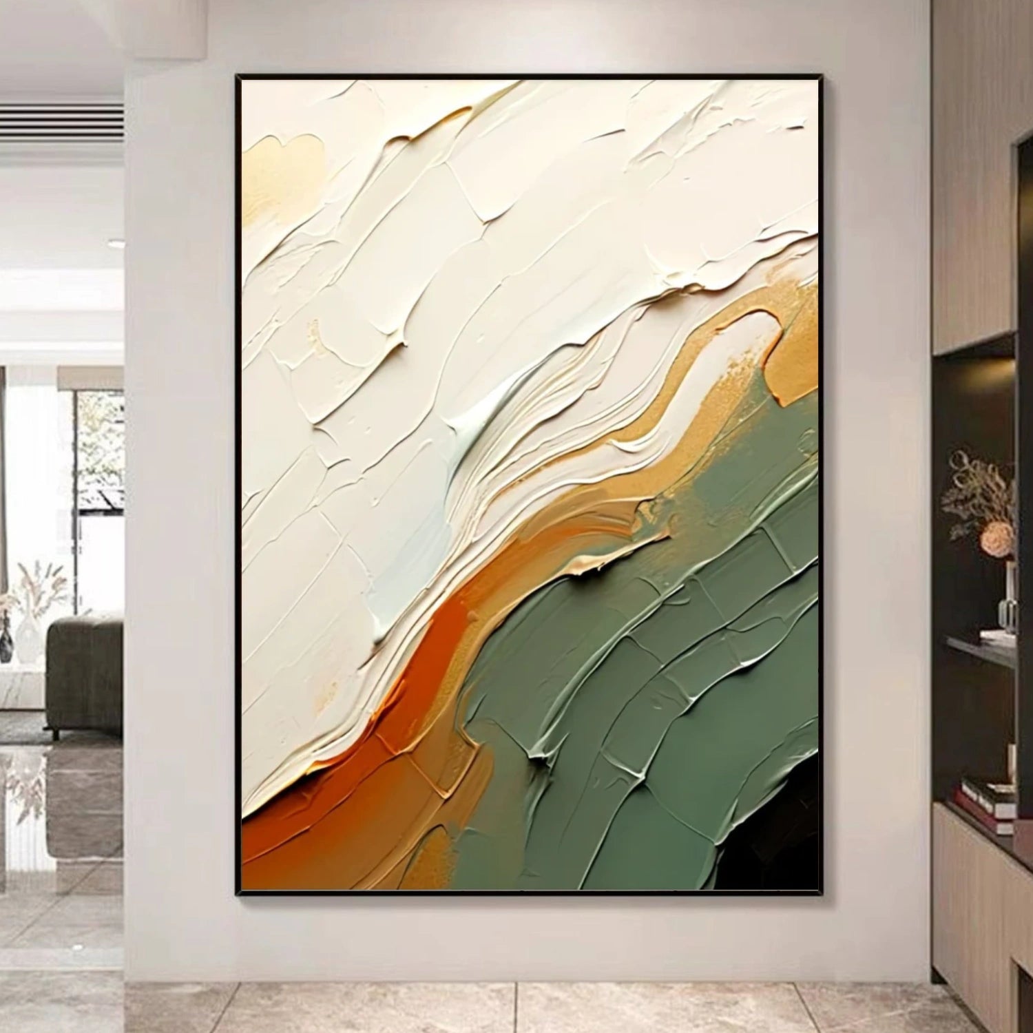 Abstract Textured Wall Art #VA117