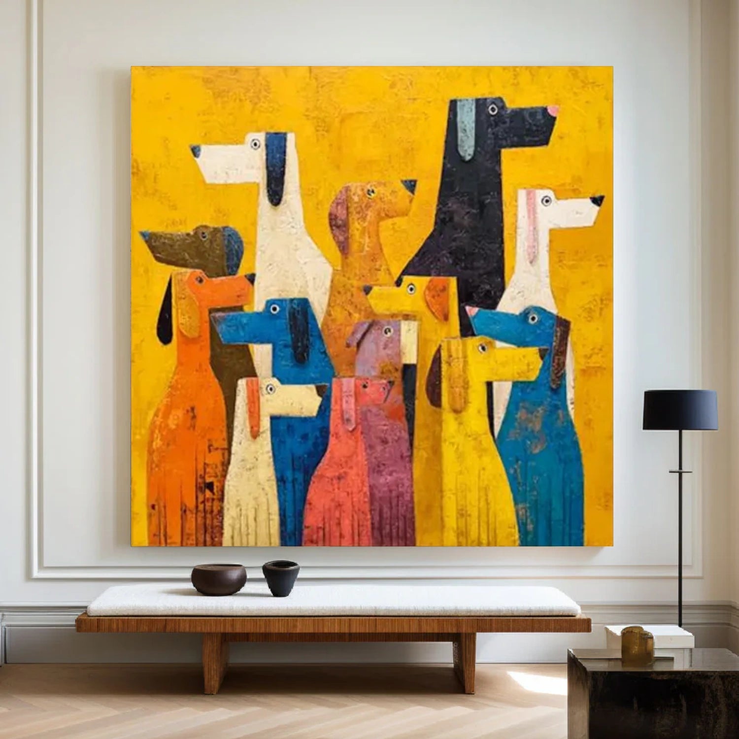 Abstract Animal Canvas Art #DW080