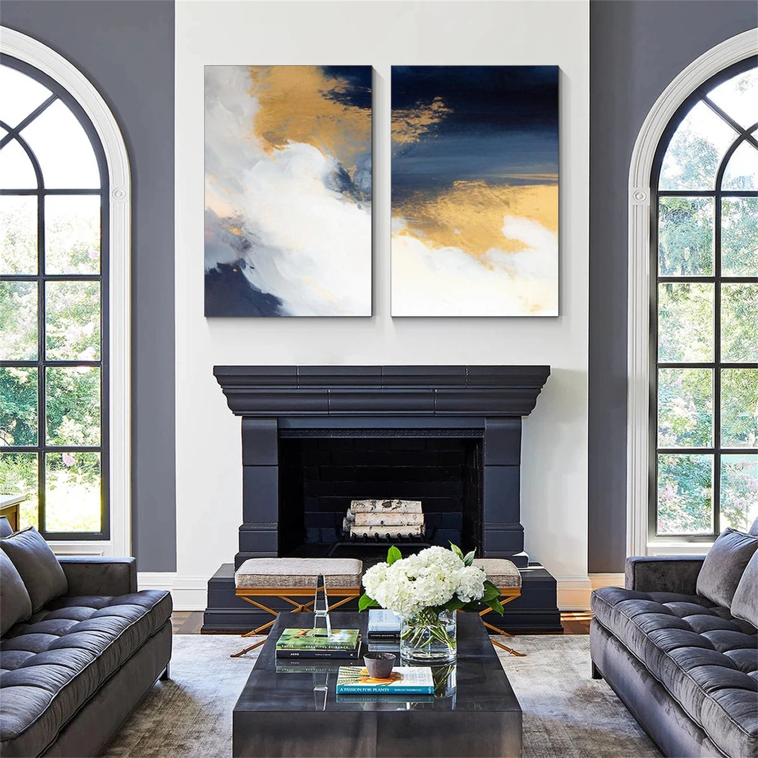 Abstract Wall Art Set of 2 #VA246
