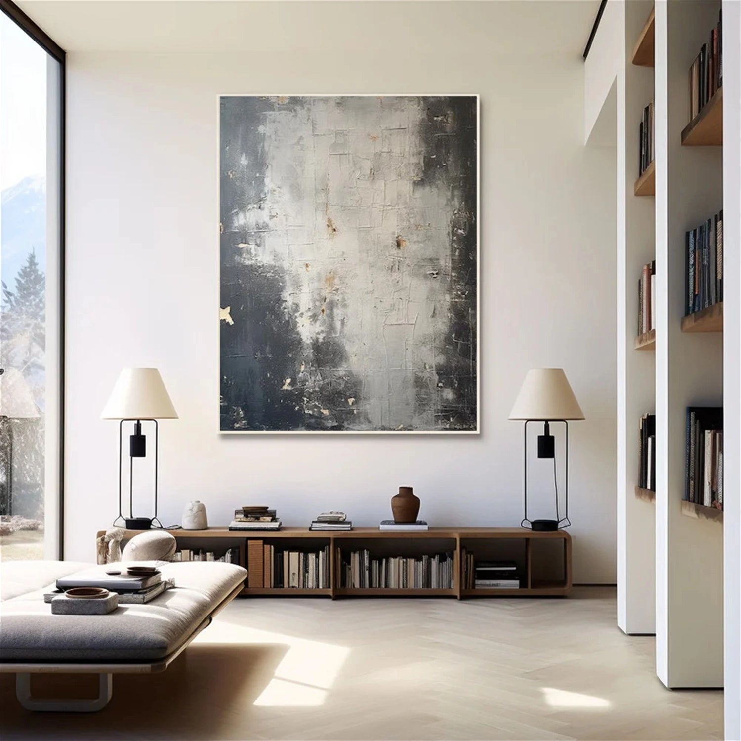 Abstract Textured Wall Art #VA239