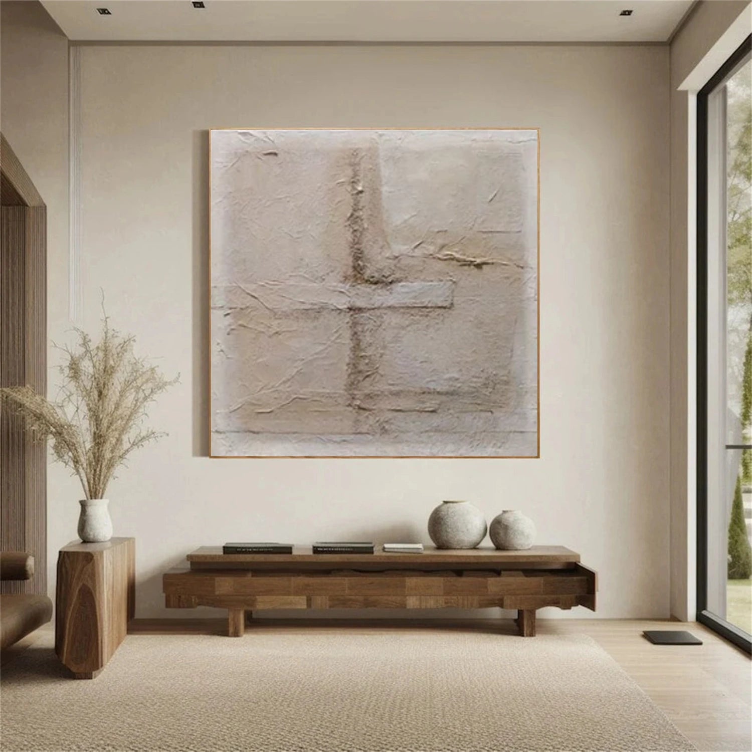 Wabi Sabi Textured Wall Art #VS102