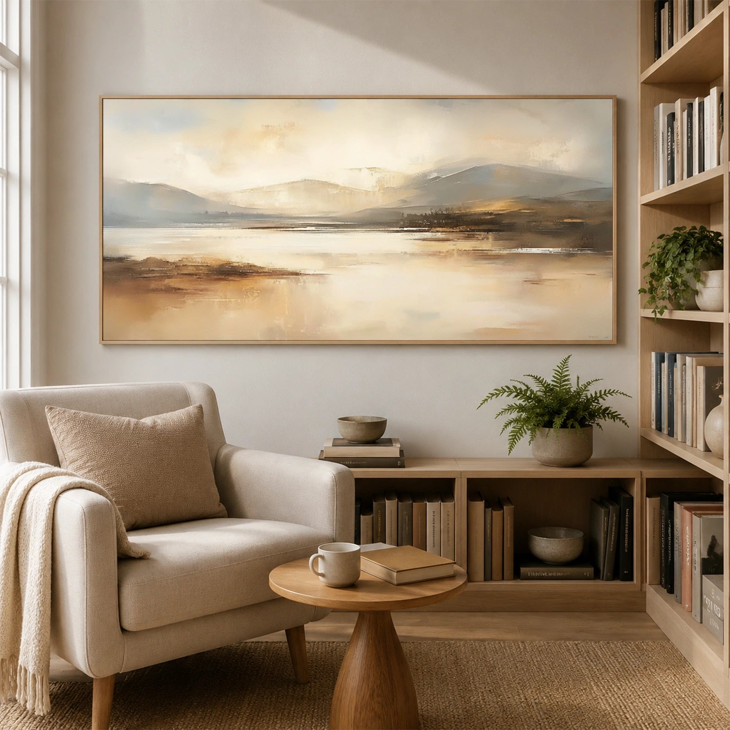 Abstract Mountain Canvas Art #BT102