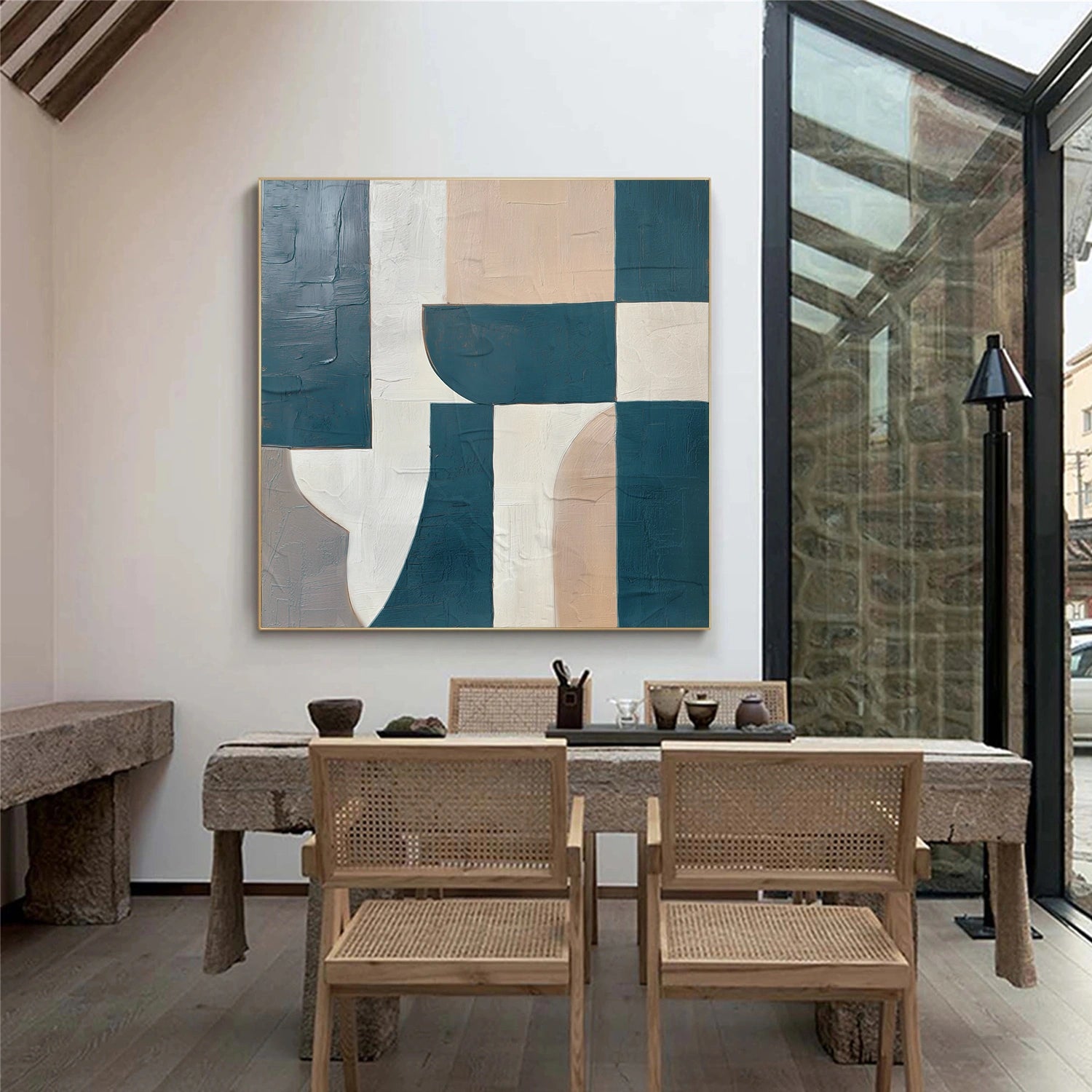 Abstract Textured Wall Art #VA187