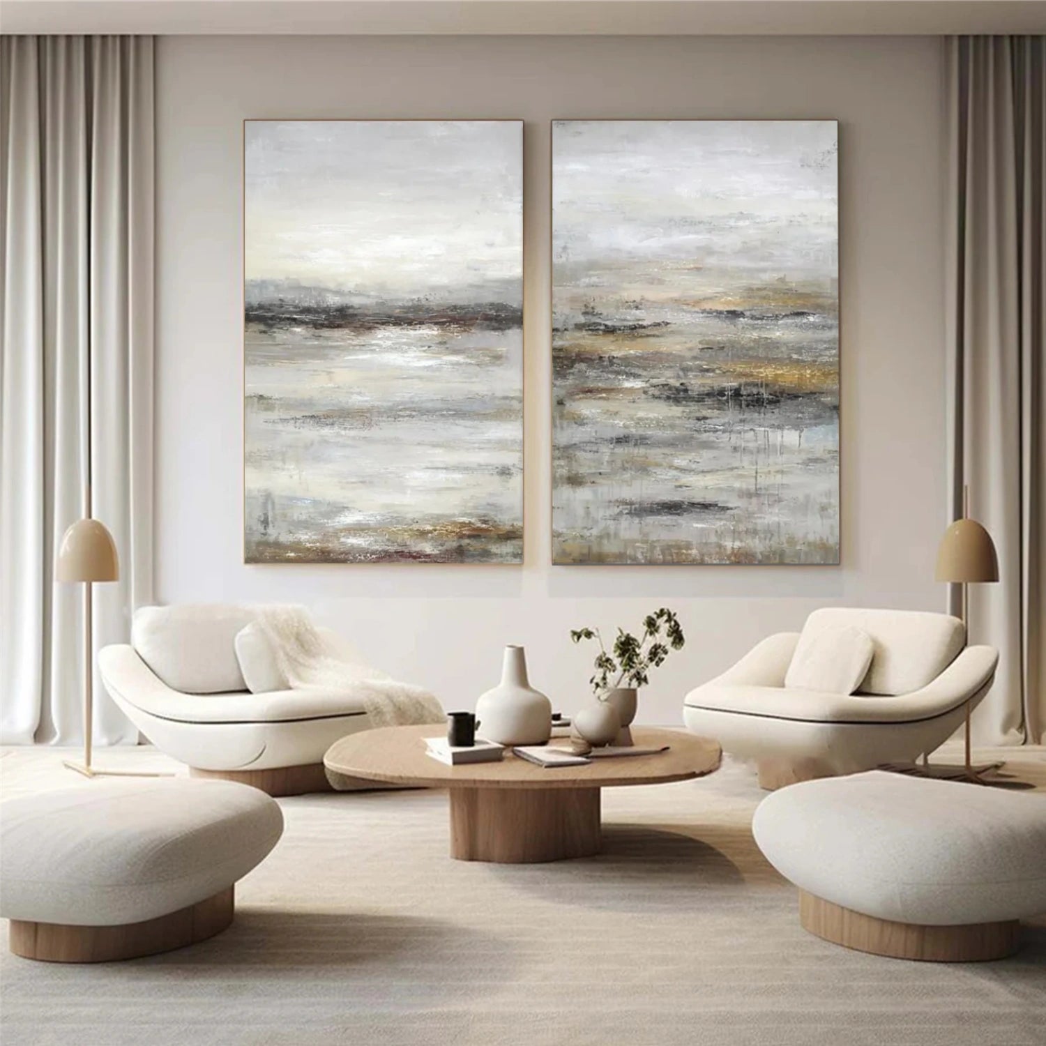 Wabi Sabi Wall Art Set of 2 #VS142