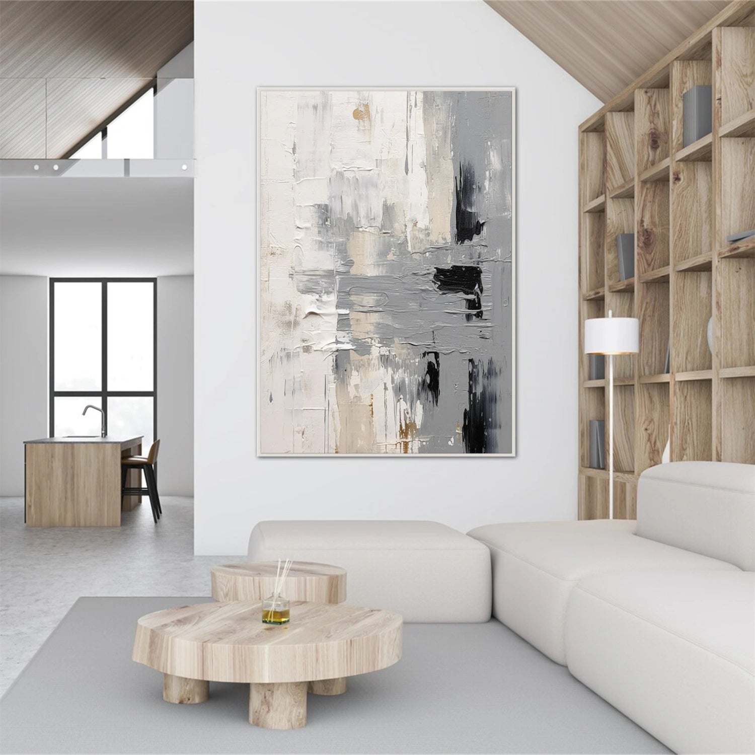 Abstract Textured Wall Art #VA237