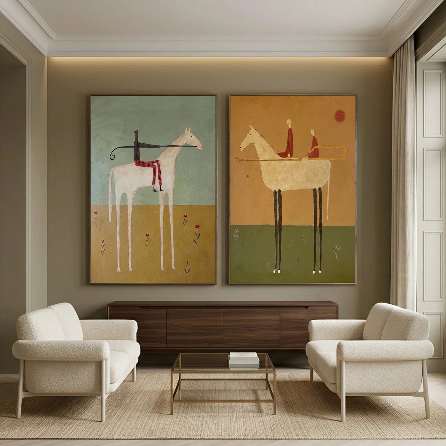 Americana Wall Art Set of 2 #AM081