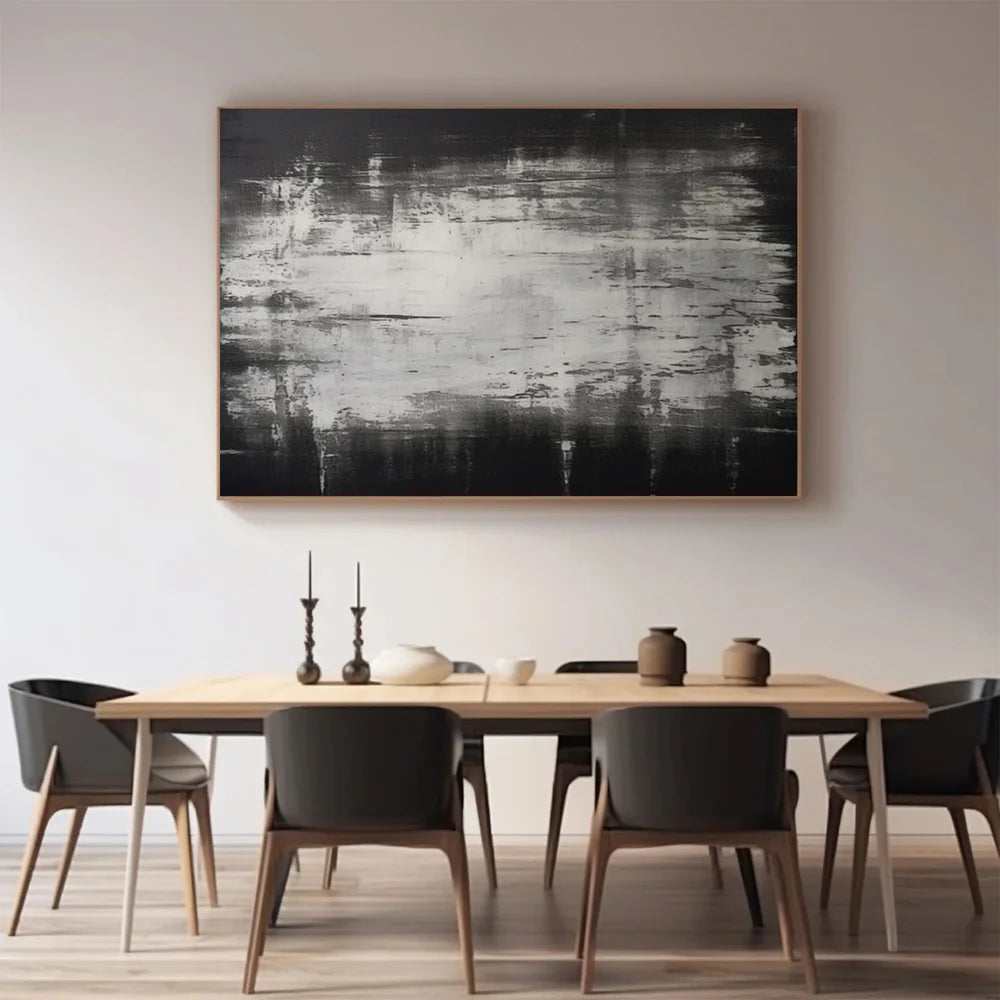 Black and White Minimalist Canvas Art #WZ052