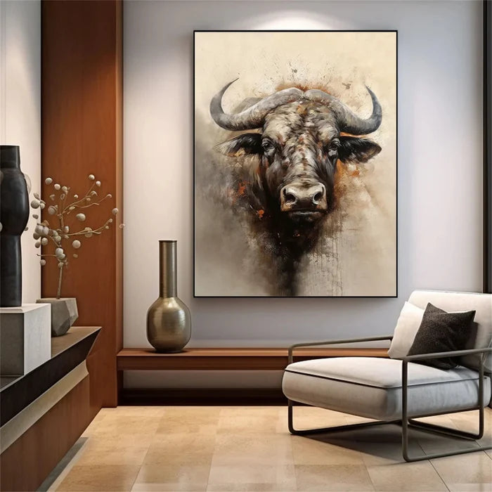 Abstract Animal Horse Canvas Art #DW020