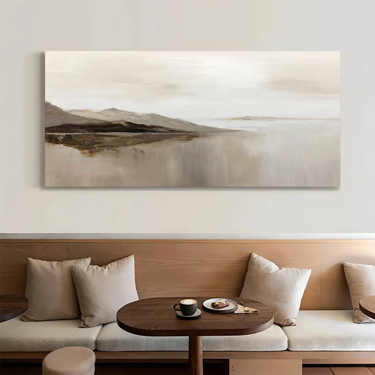 Abstract Mountain Canvas Art #BT097