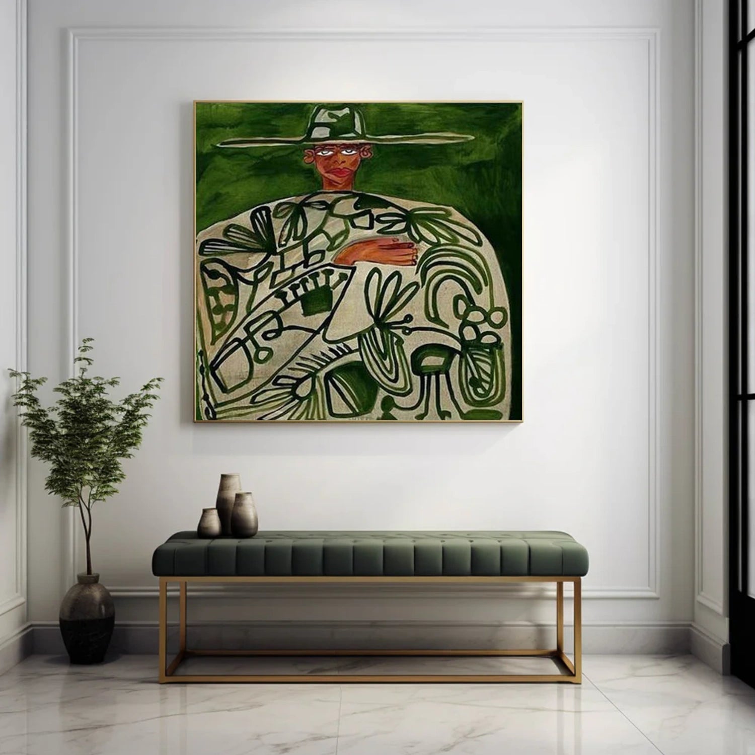 Abstract Portrait Wall Art #LA062