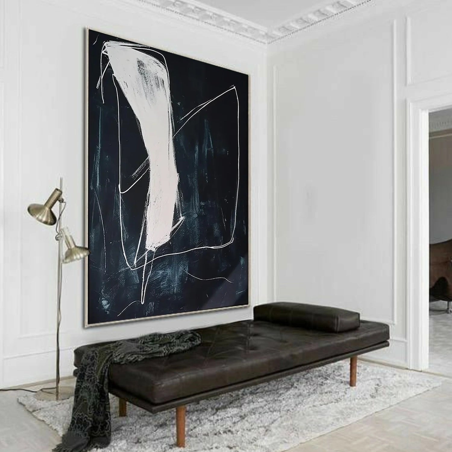 Black and White Wabi Sabi Wall Art #VS162