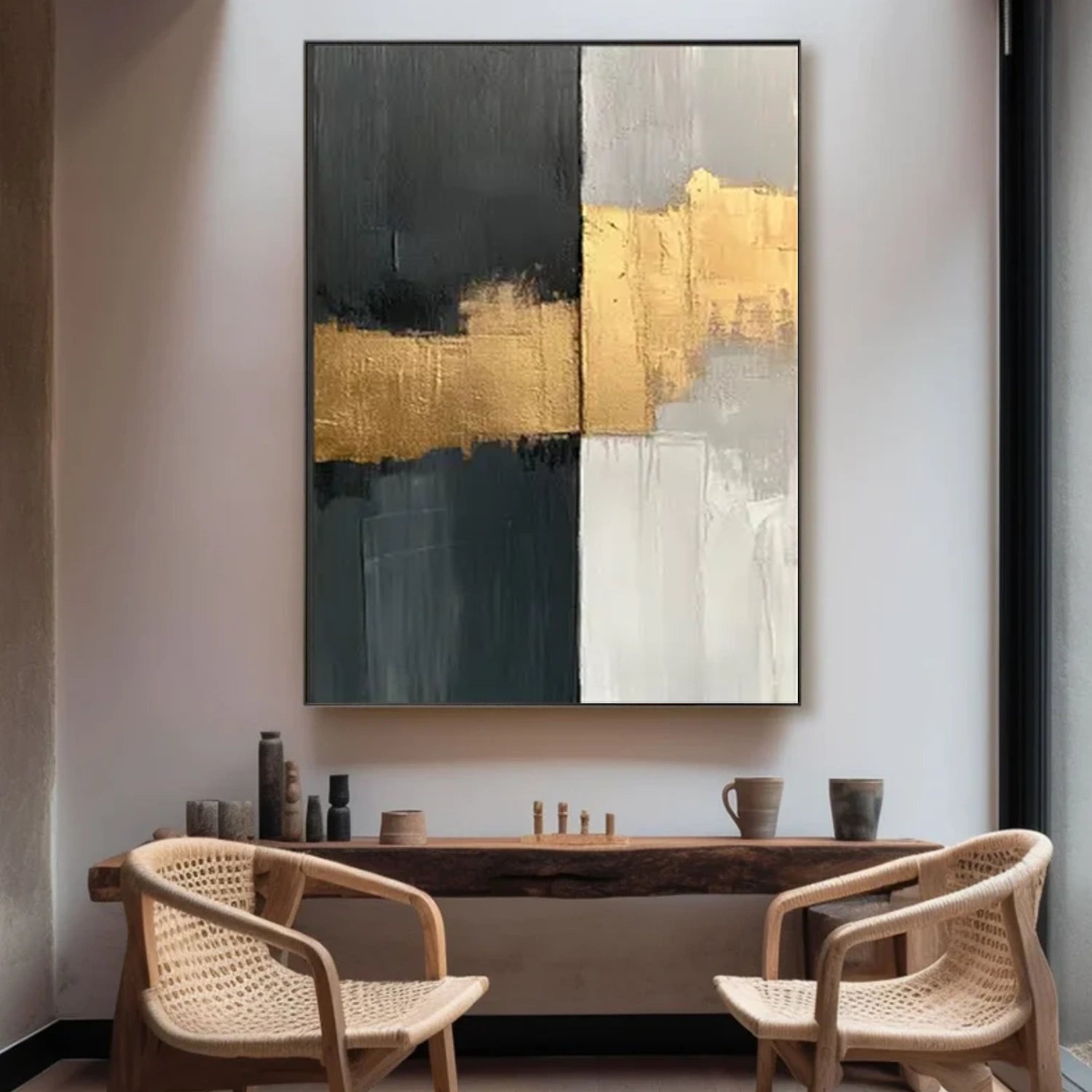 Minimalist Textured Canvas Art #WM129