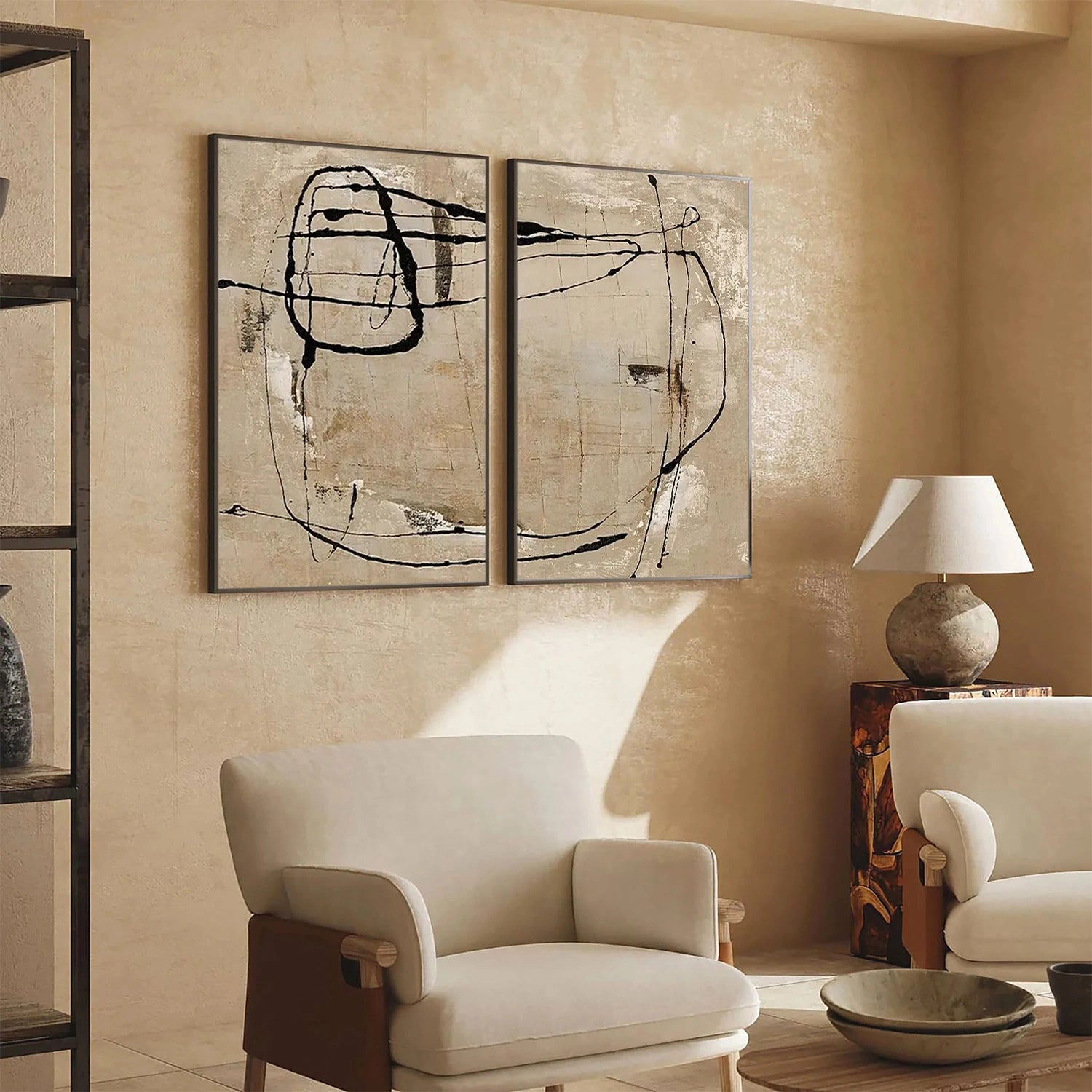 Wabi Sabi Wall Art Set of 2 #VS116