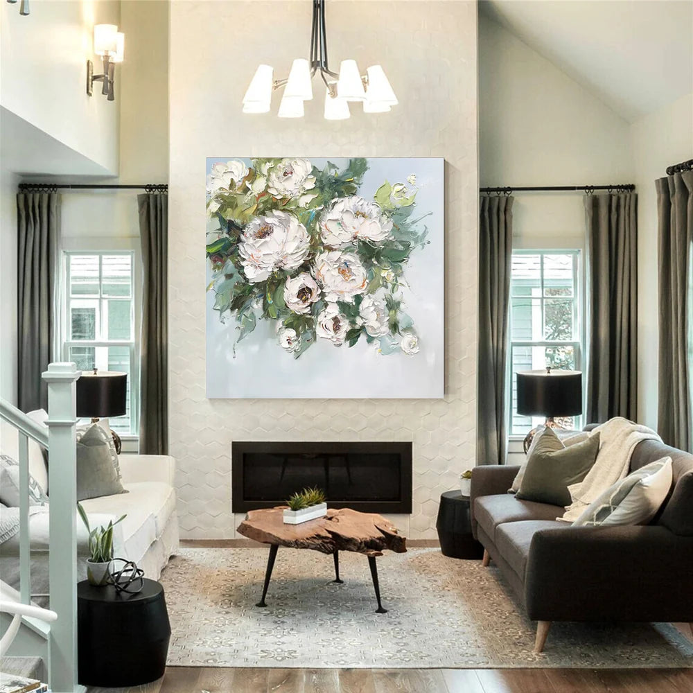 Abstract Flower And Tree Canvas Art #MF057