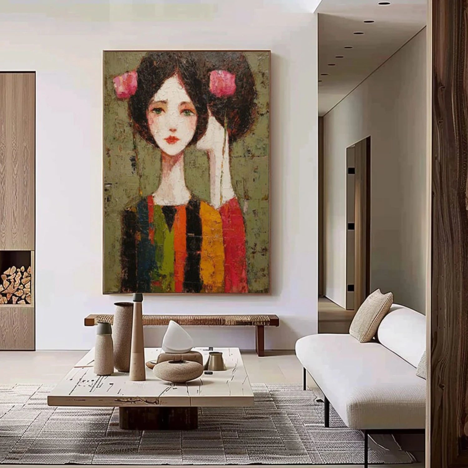 Abstract PortraitΒ Wall ArtΒ #LA061