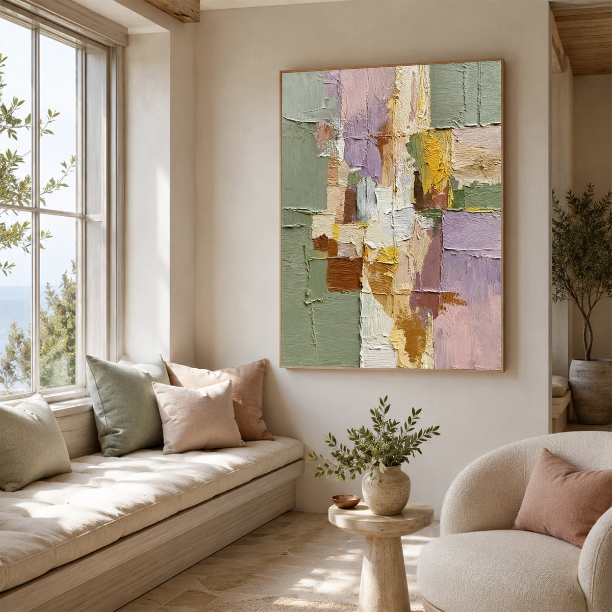 Abstract Textured Wall Art #VA381