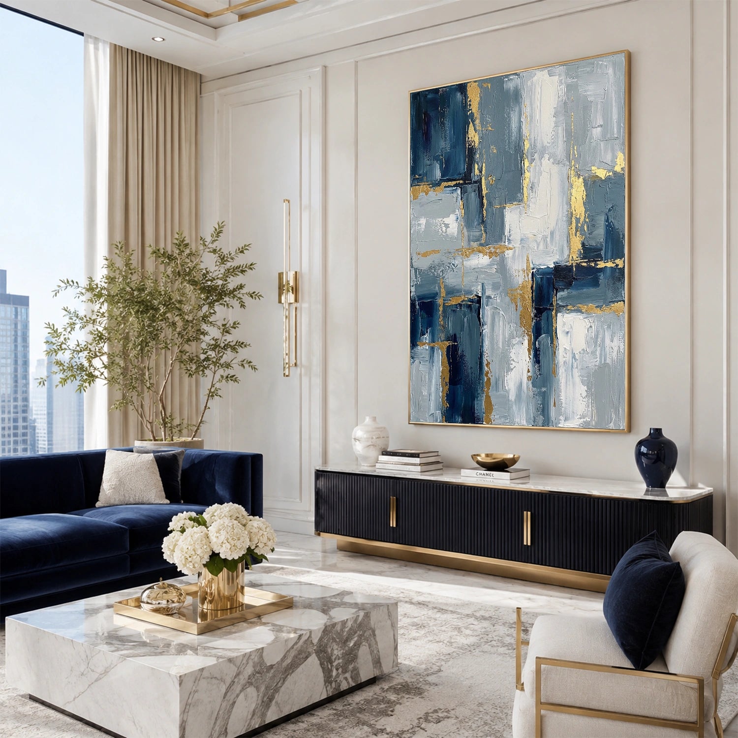 Abstract Textured Wall Art #VA314