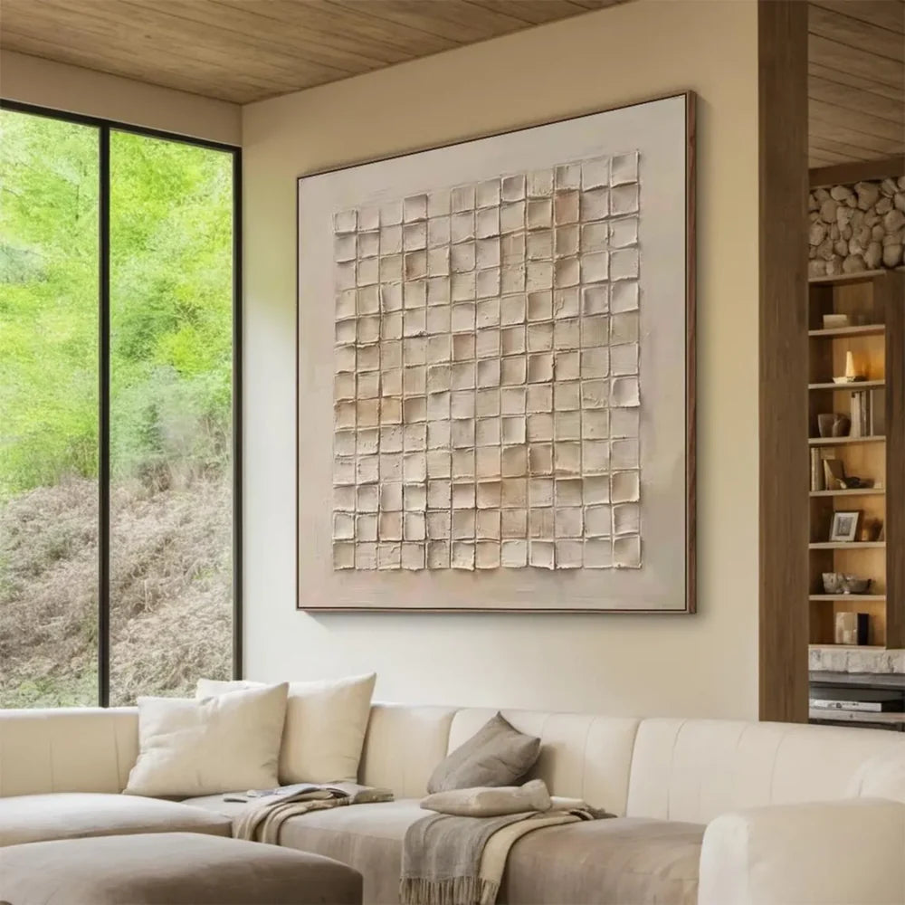 Wabi Sabi Textured Wall Art #VS060