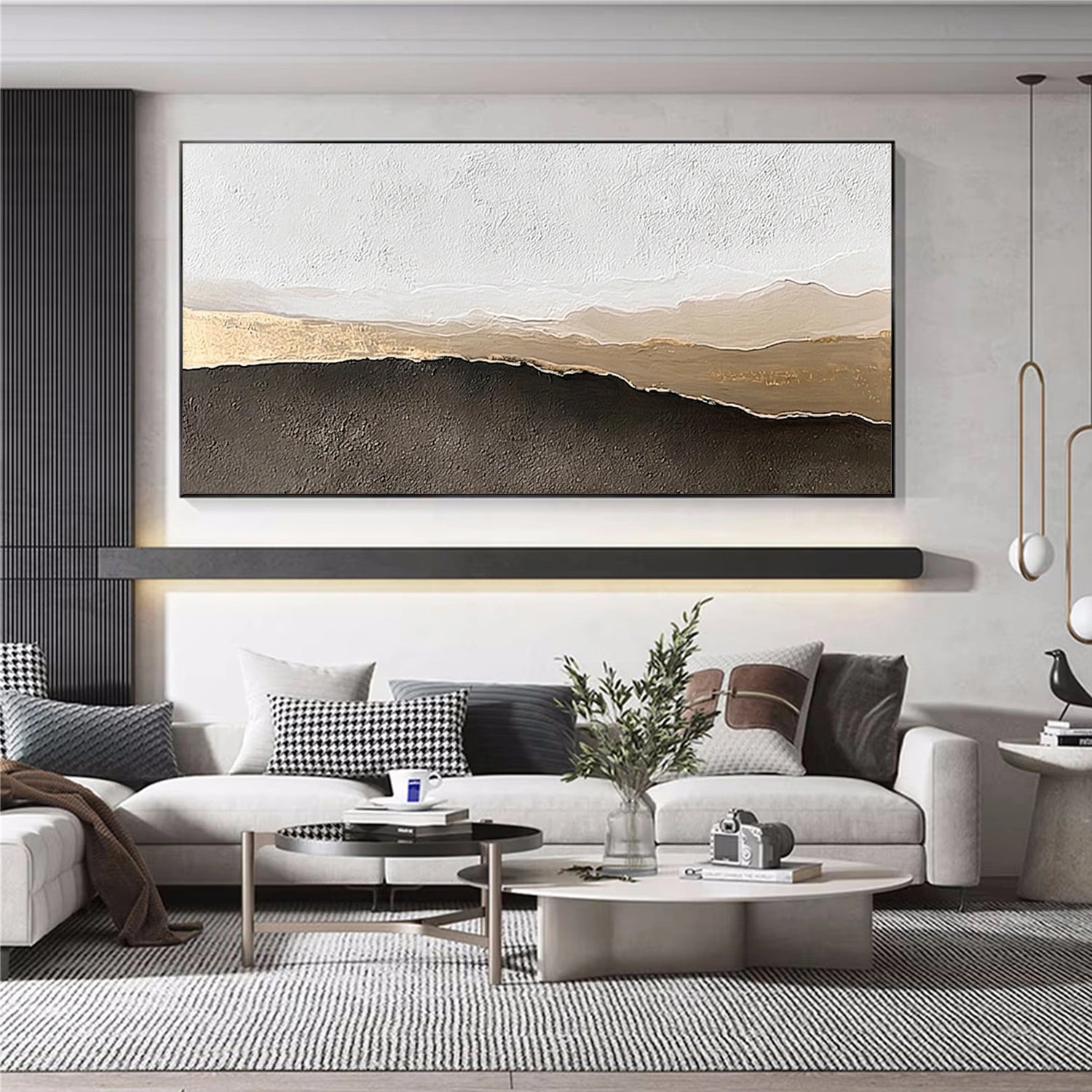 Minimalist Textured Canvas Art #WM154