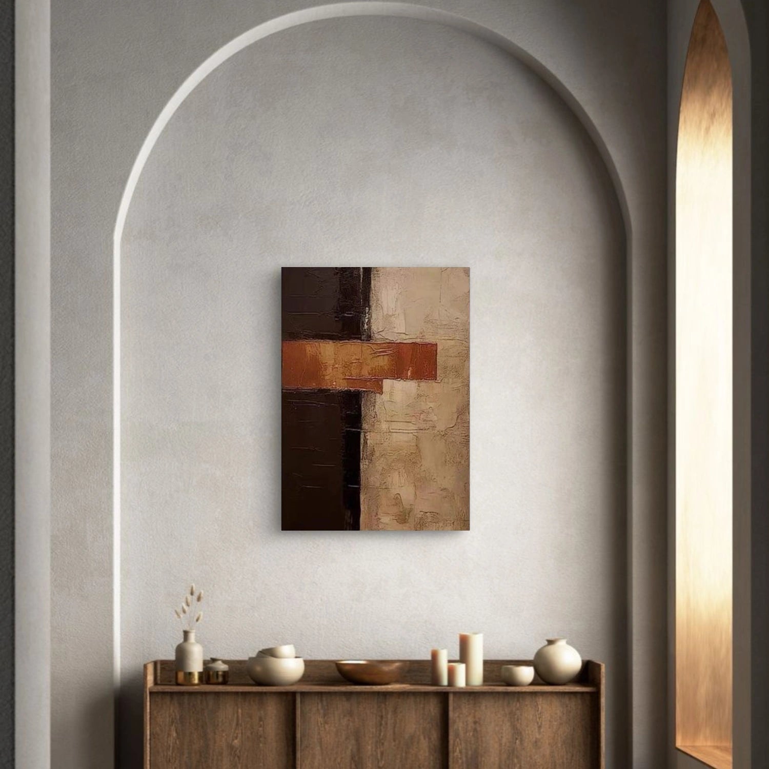 Wabi Sabi Textured Wall Art #VS177