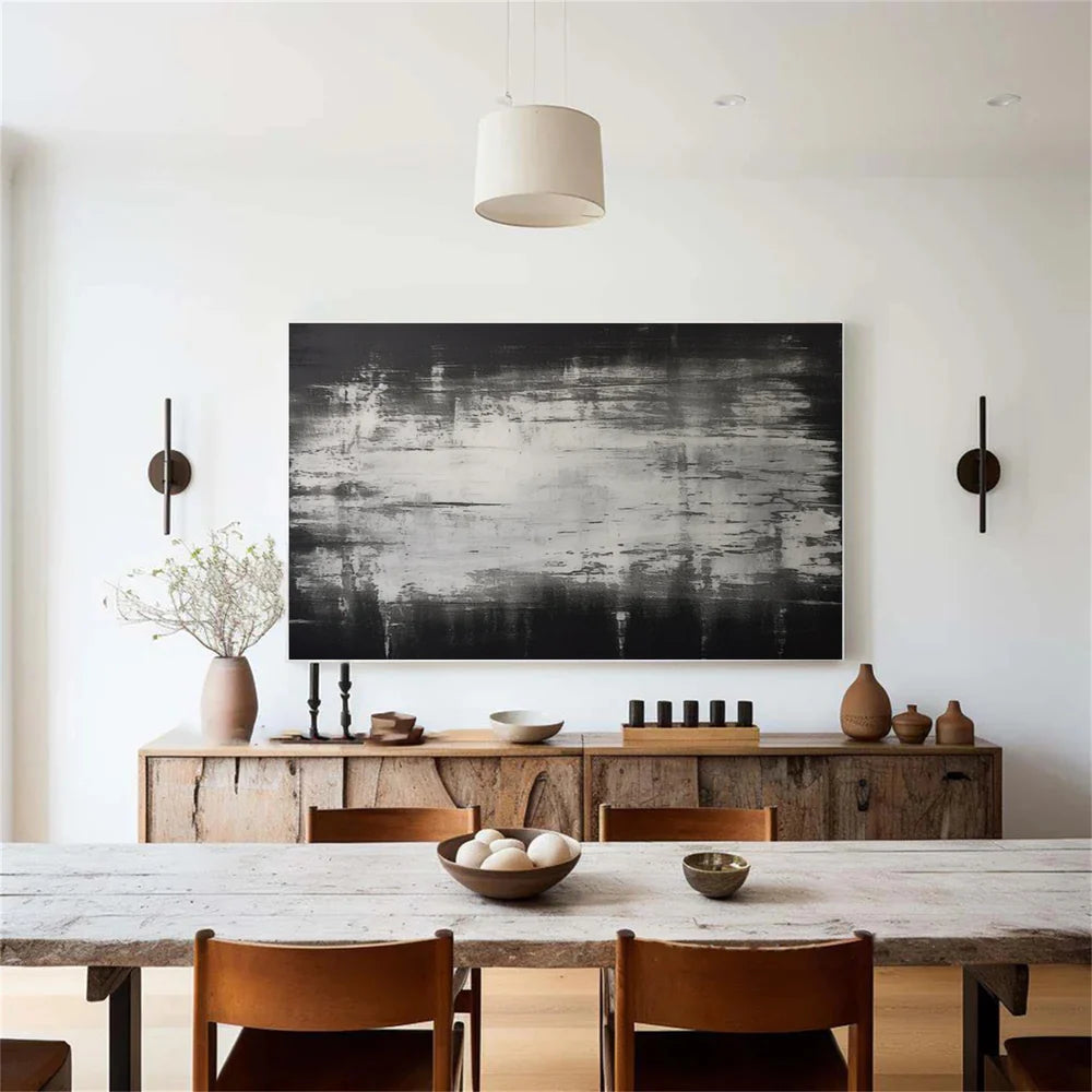 Black and White Minimalist Canvas Art #WZ052