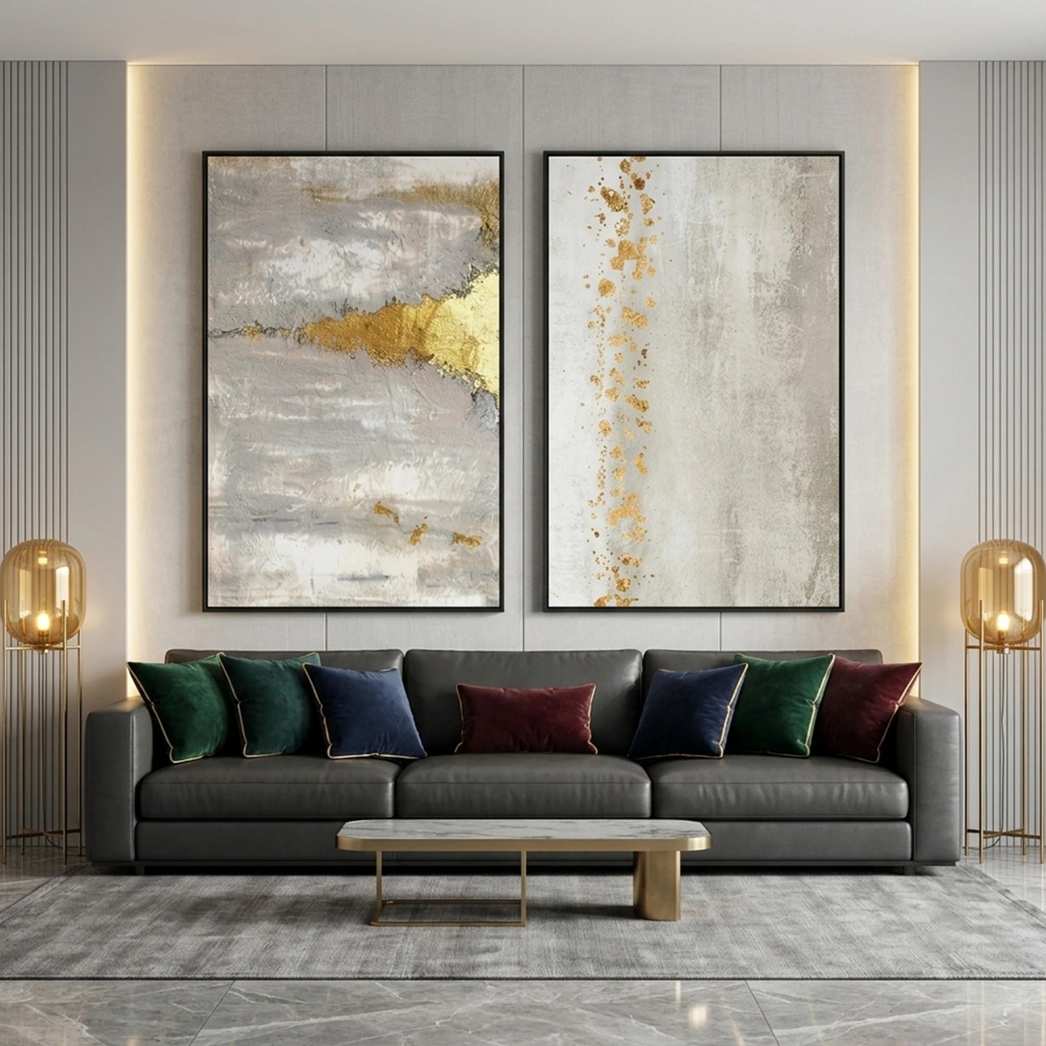 Abstract Wall Art Set of 2 #VA299